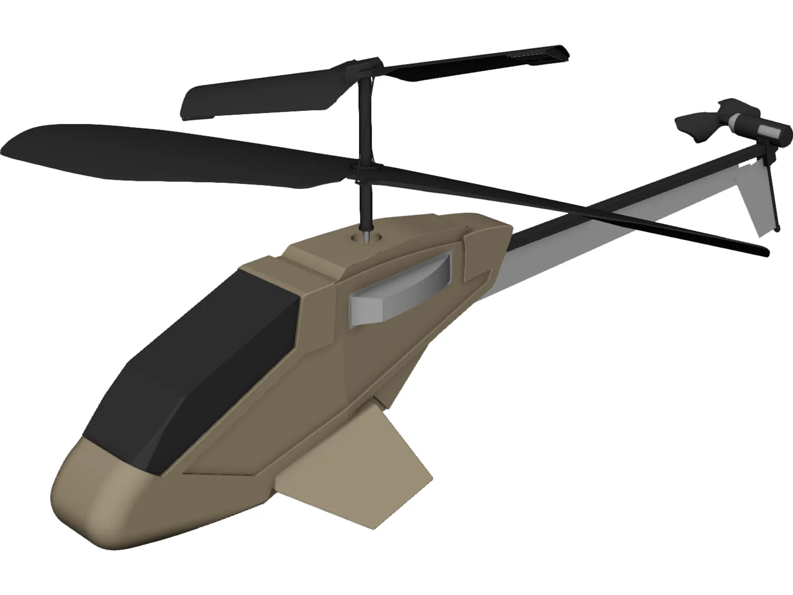 Picco Z RC Helicopter 3D Model main preview