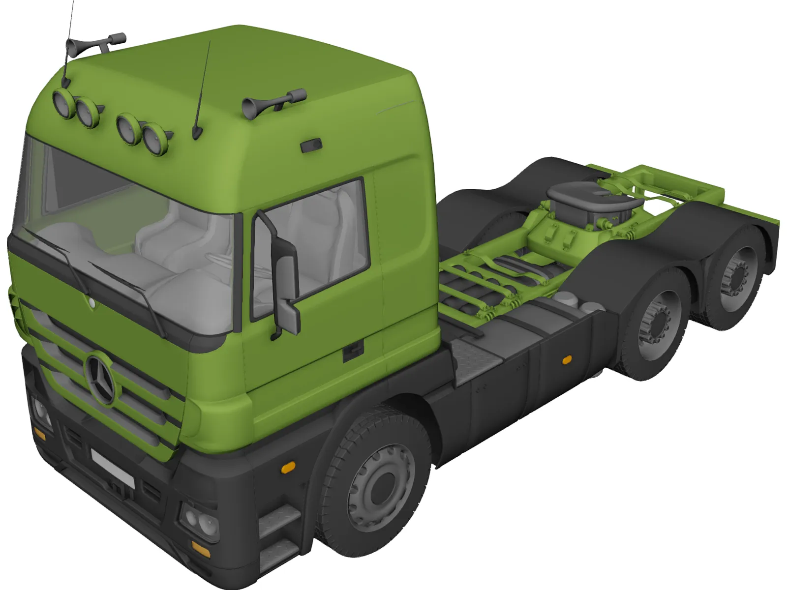 Mercedes-Benz Actors 3D Model main preview