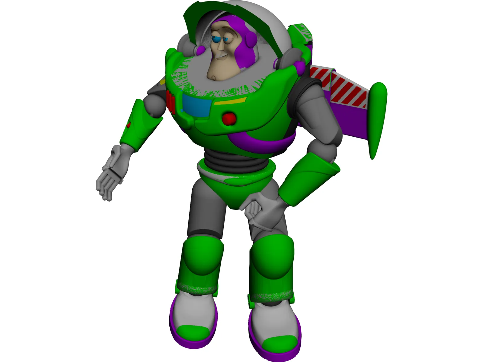Buzz Lightyear 3D Model main preview