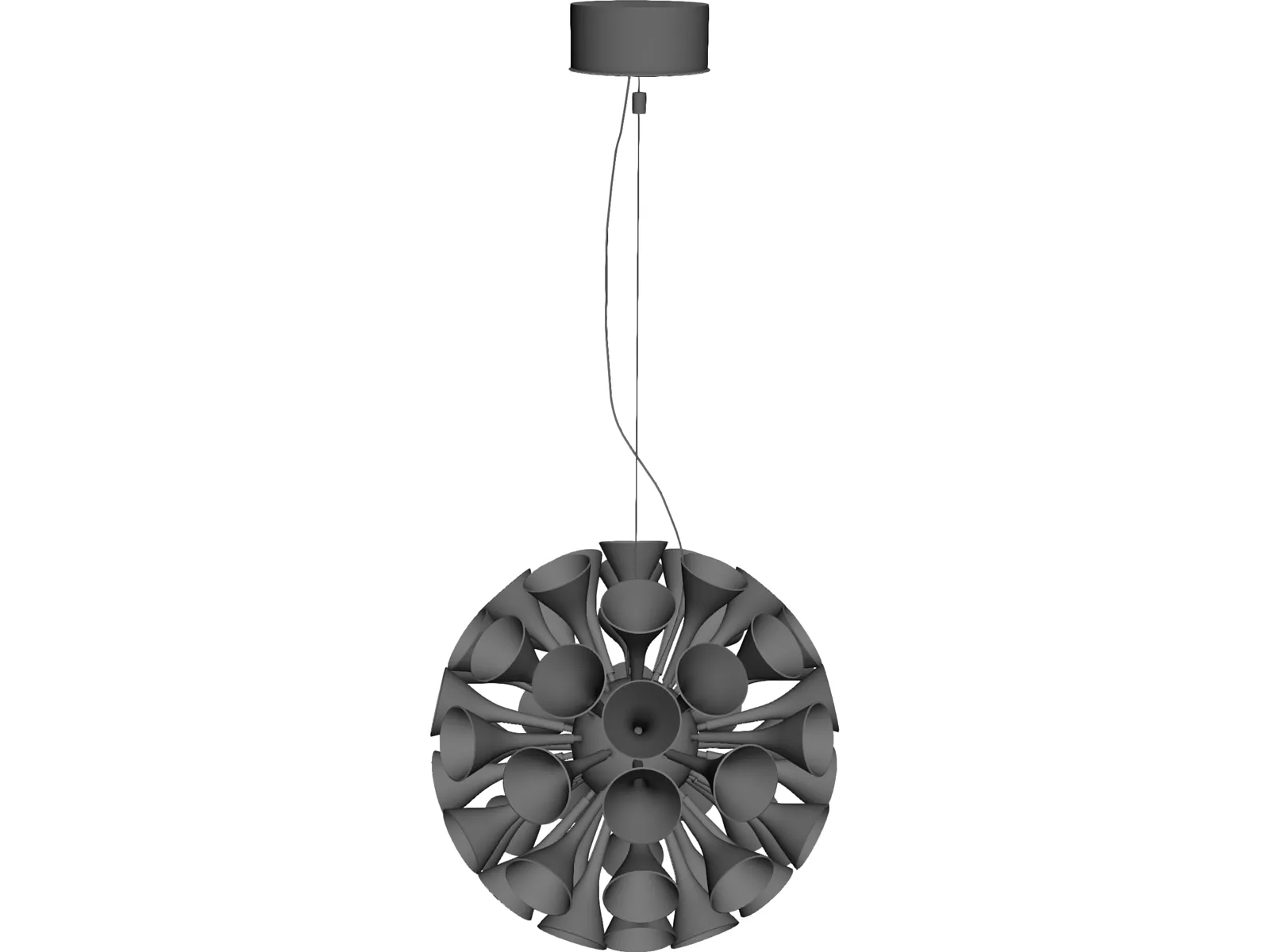 Ceiling Lamp 3D Model main preview