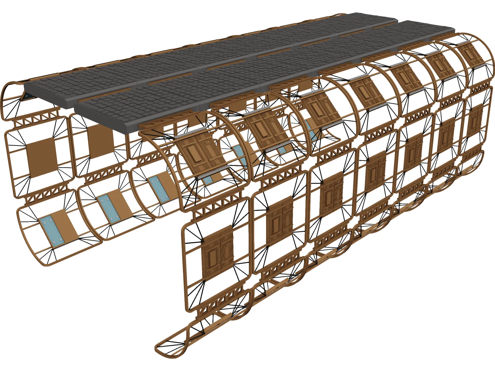 Dry Dock 3D Model main preview