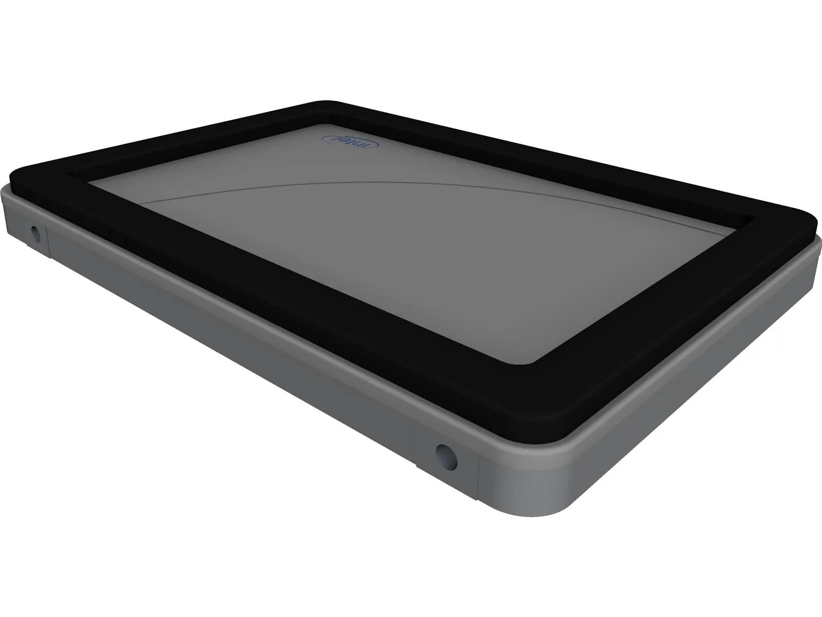 SSD Intel 2.5 80Gb 3D Model main preview