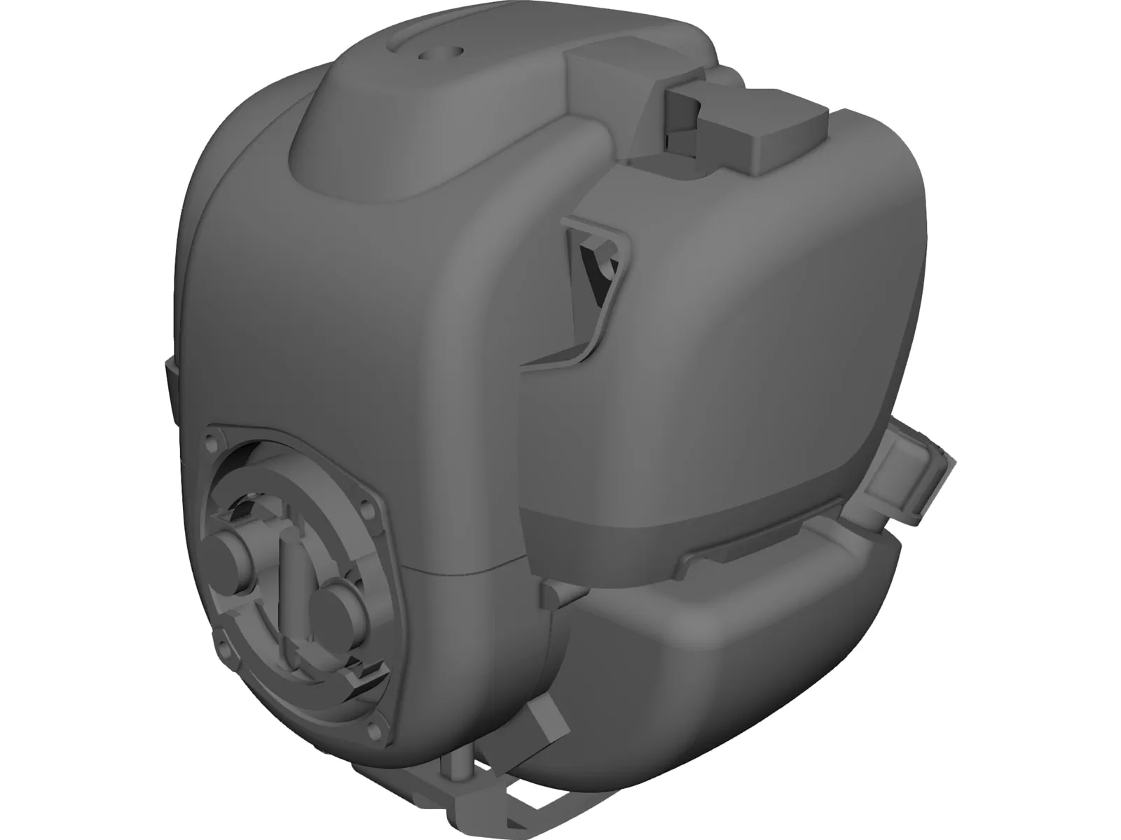 Honda GX270 Engine 3D Model main preview