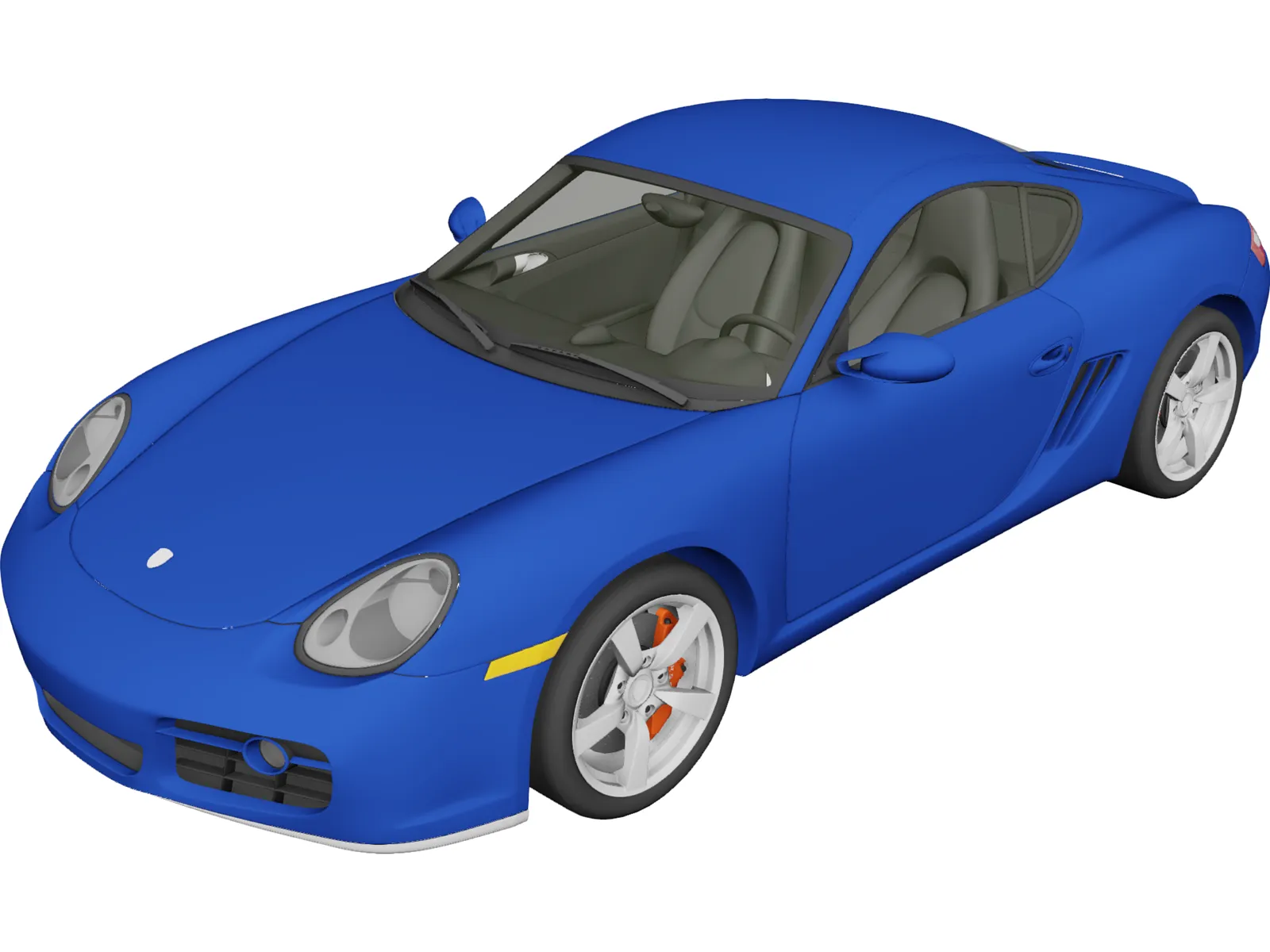 Porsche Cayman S 3D Model main preview