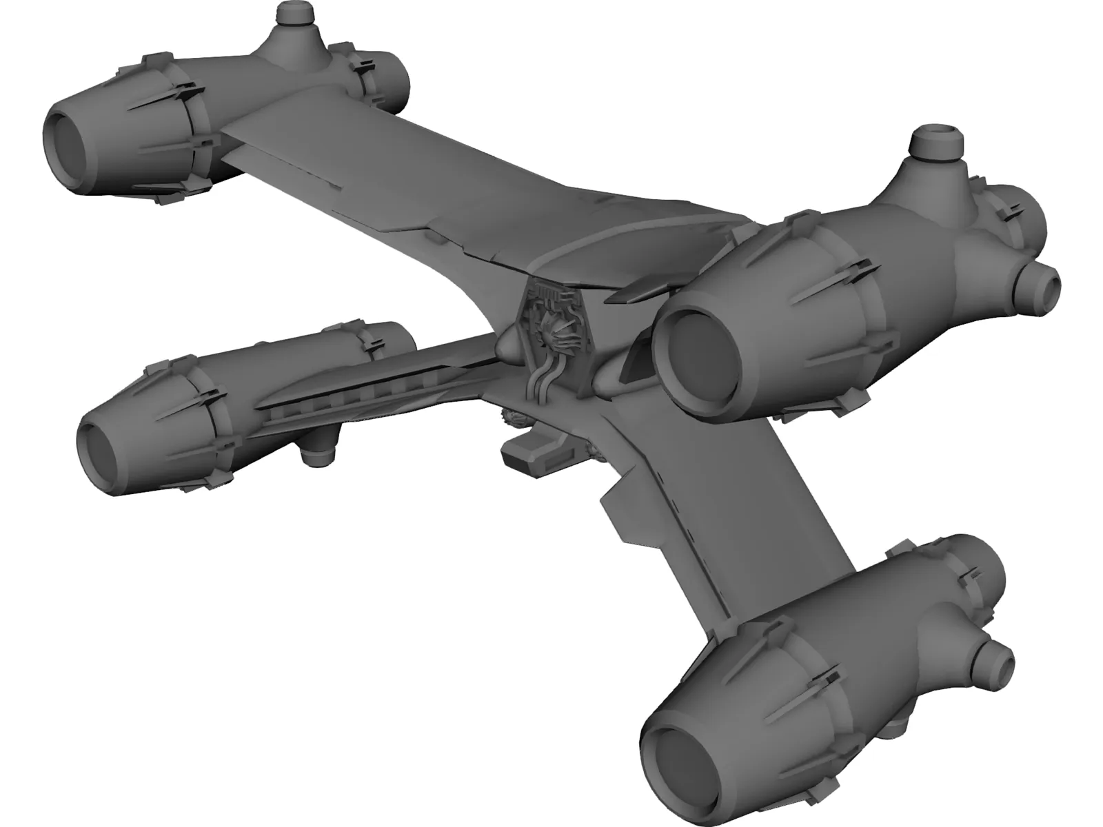 Babylon 5 Starfury 3D Model main preview