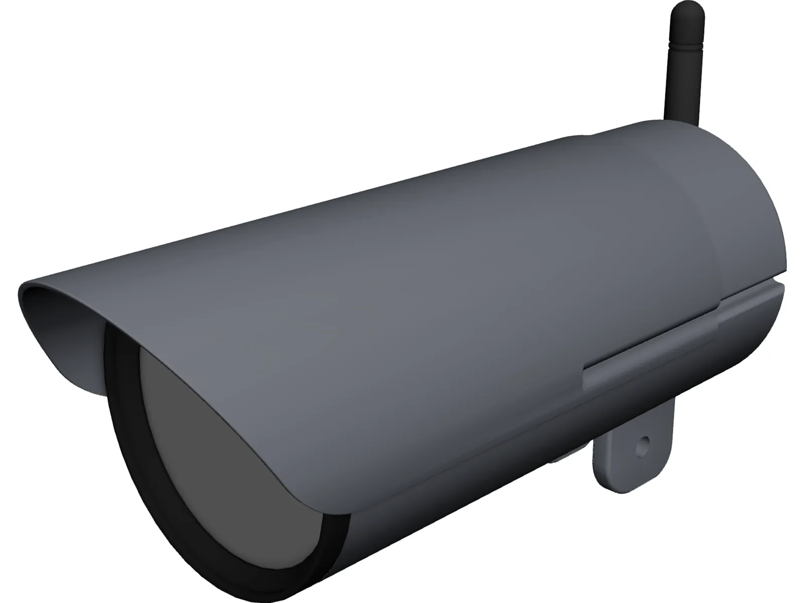 CCD Camera 3D Model main preview
