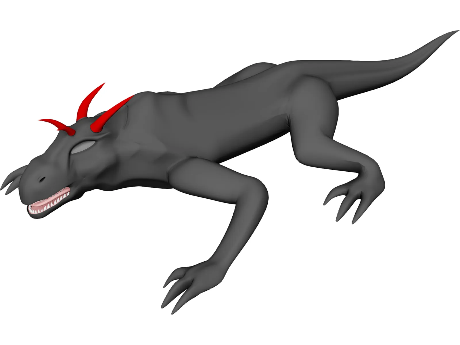 Dragon 3D Model main preview