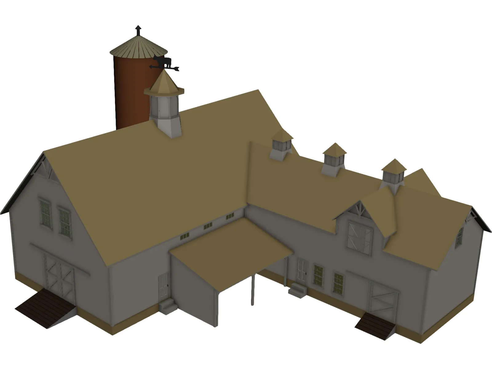 House 3D Model main preview