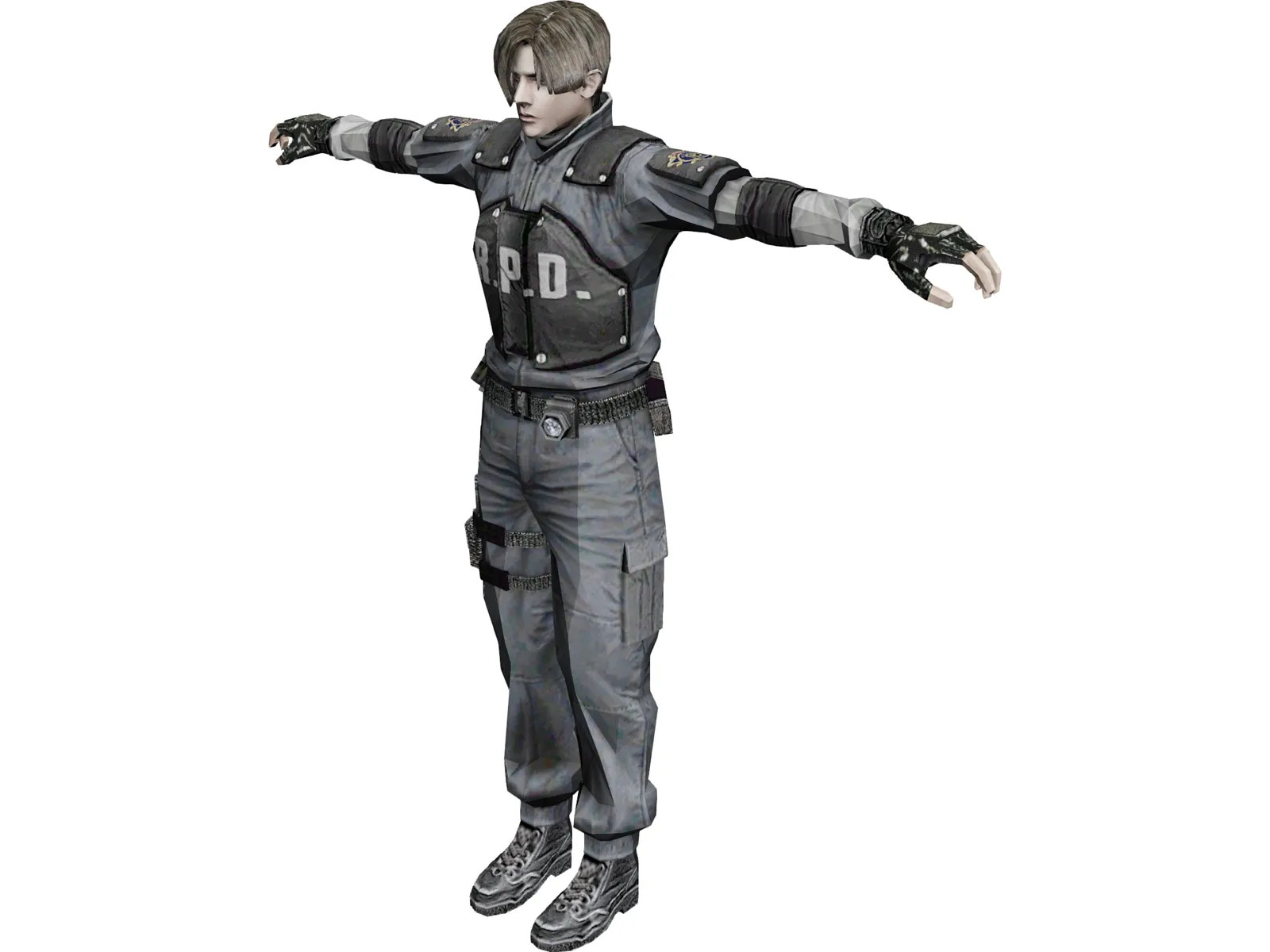 Leon S. Kennedy 3D Model main preview
