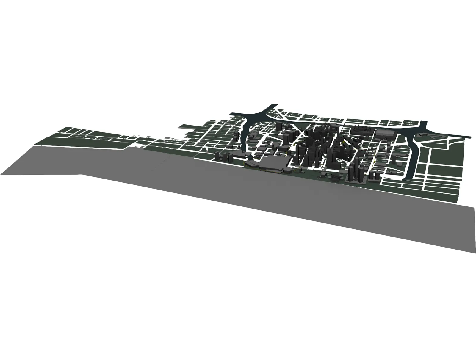City of Detroit 3D Model main preview