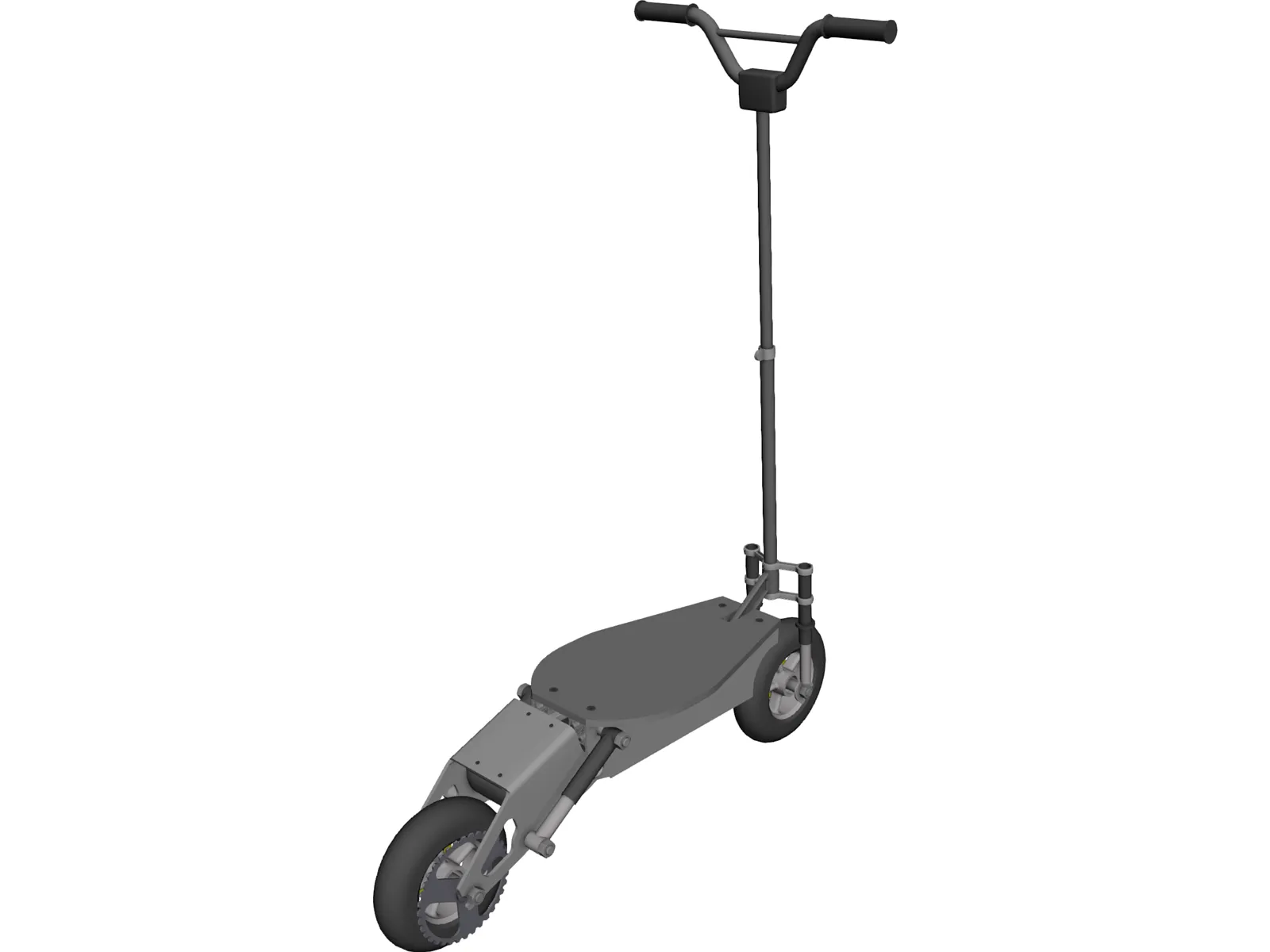 Scooter Electric 3D Model main preview