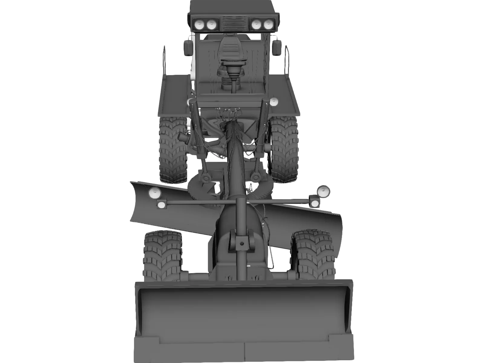 Auto Grader 3D Model main preview
