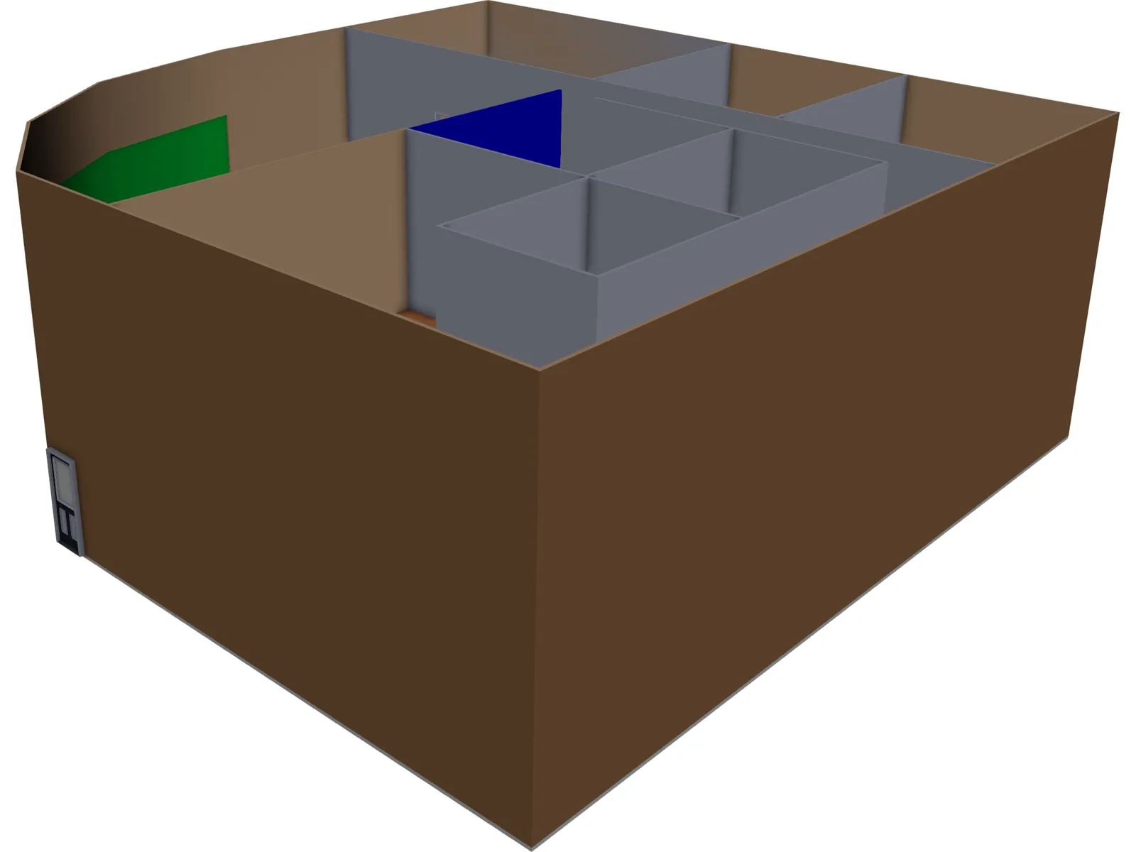 Modern House 3D Model main preview