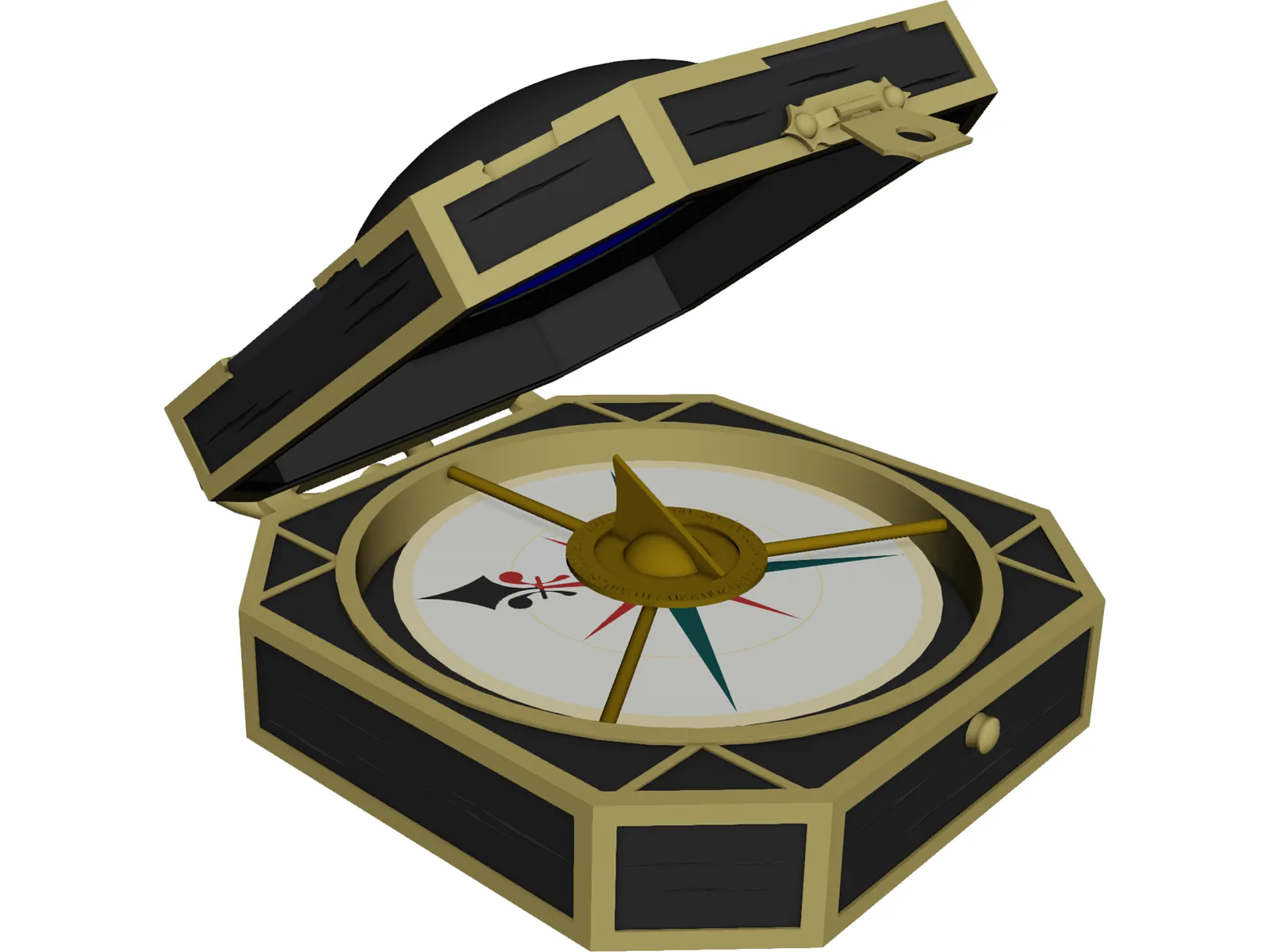Compass Jack Sparrow 3D Model main preview
