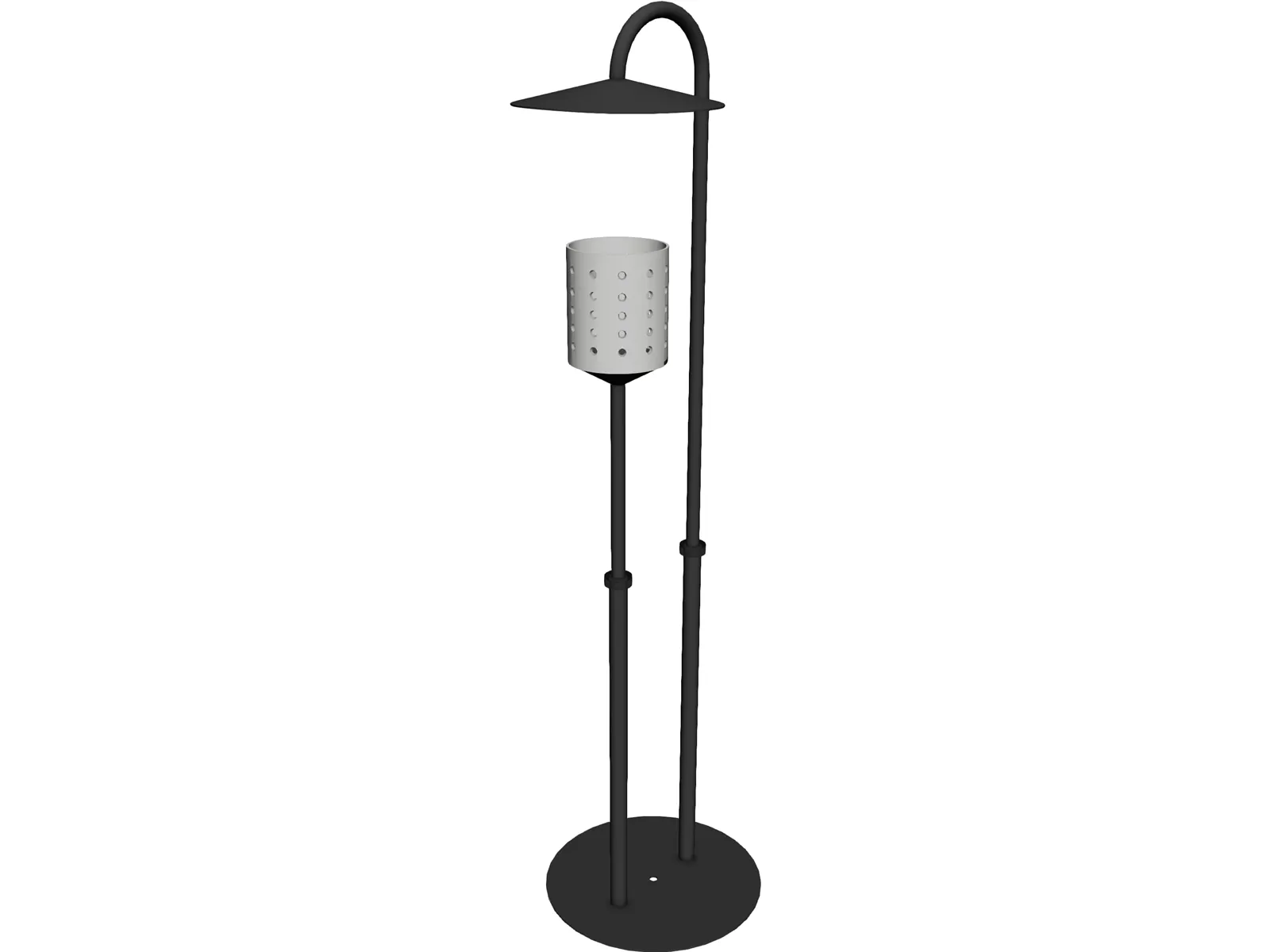 Rudy Mihu Corner Lamp 3D Model main preview