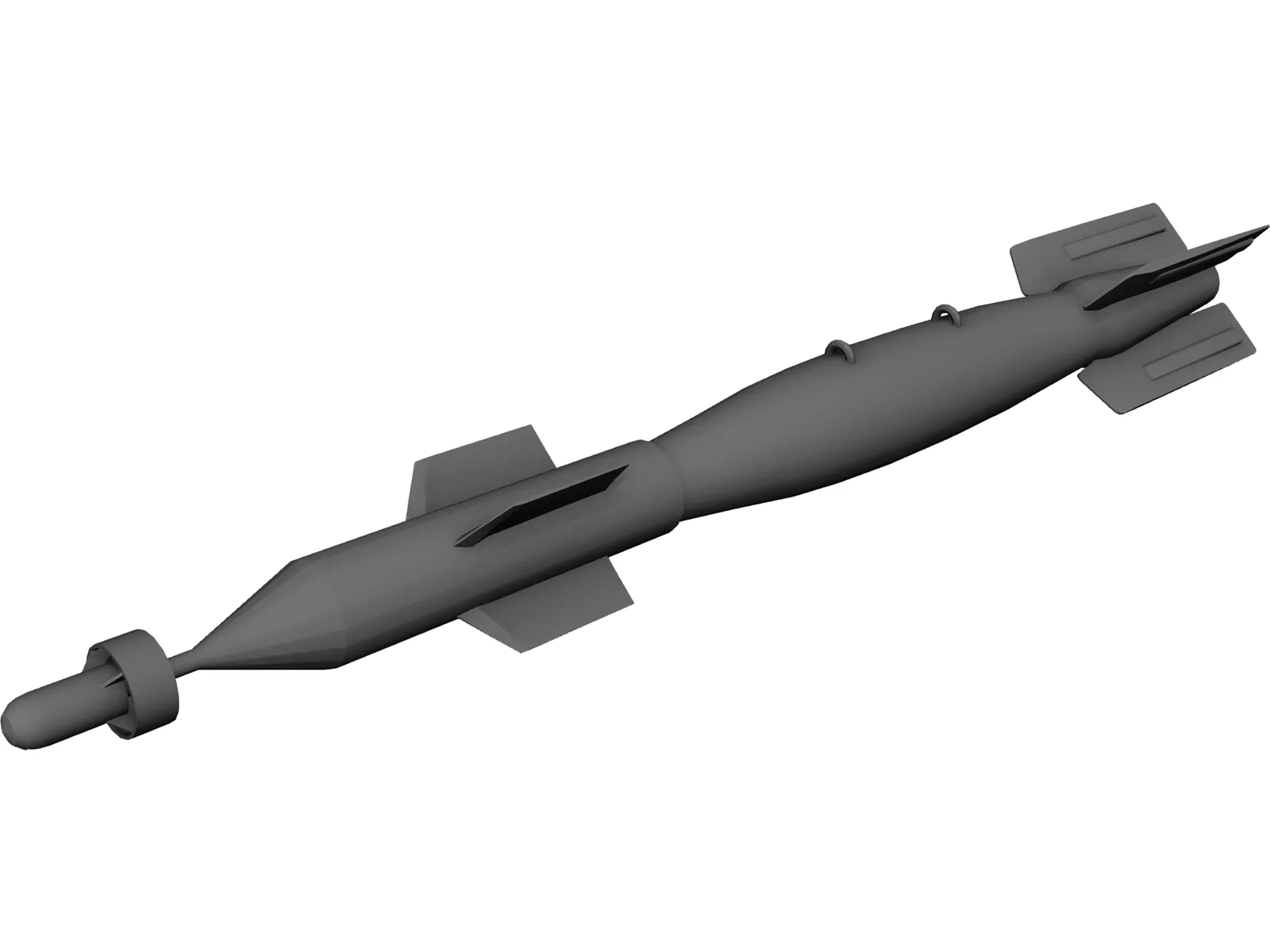 GBU-12 Paveway 3D Model main preview