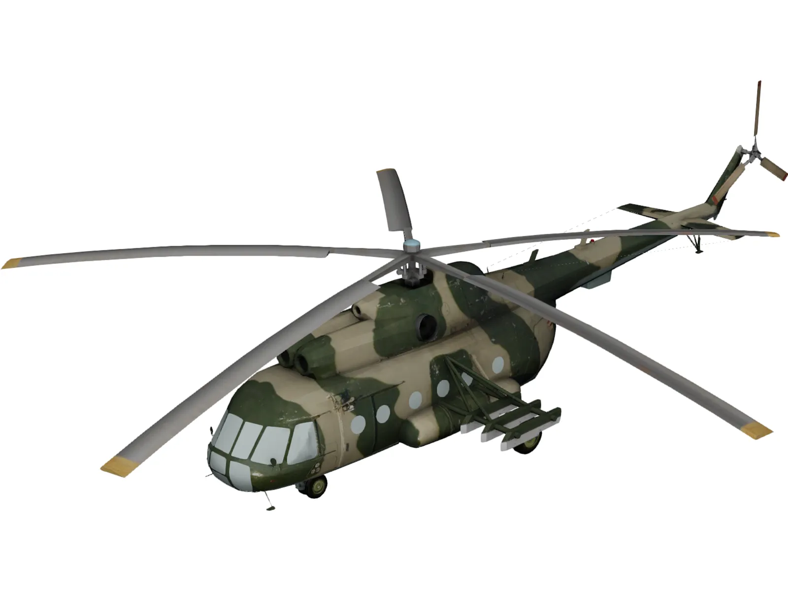 Mil Mi-8 Hip 3D Model main preview