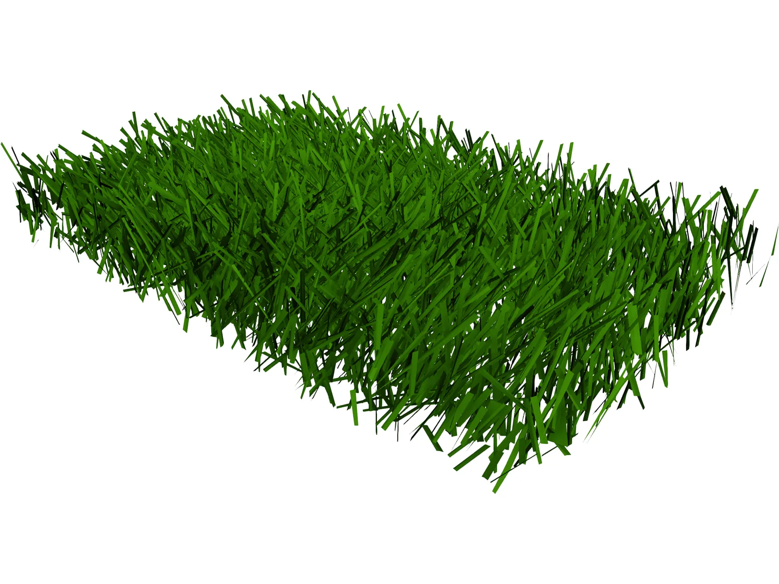 Grass Block 3D Model main preview
