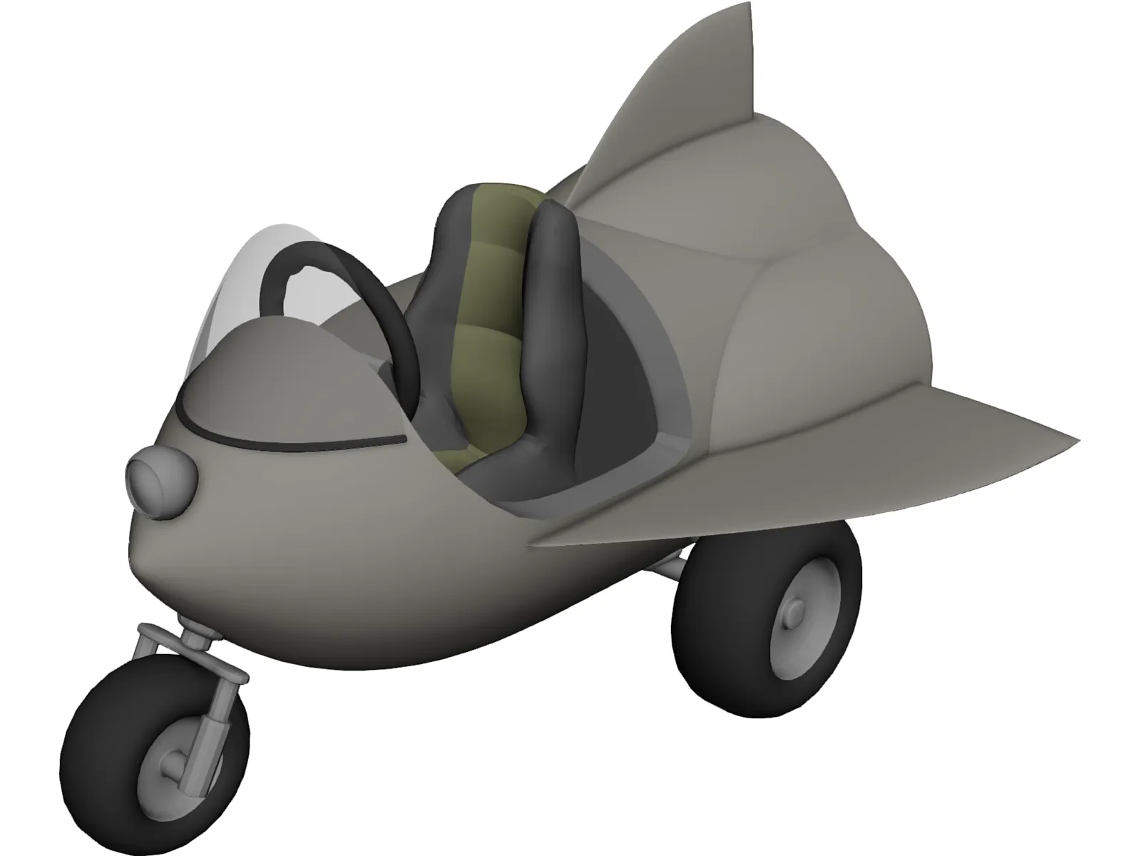 Rocket Trike 3D Model main preview