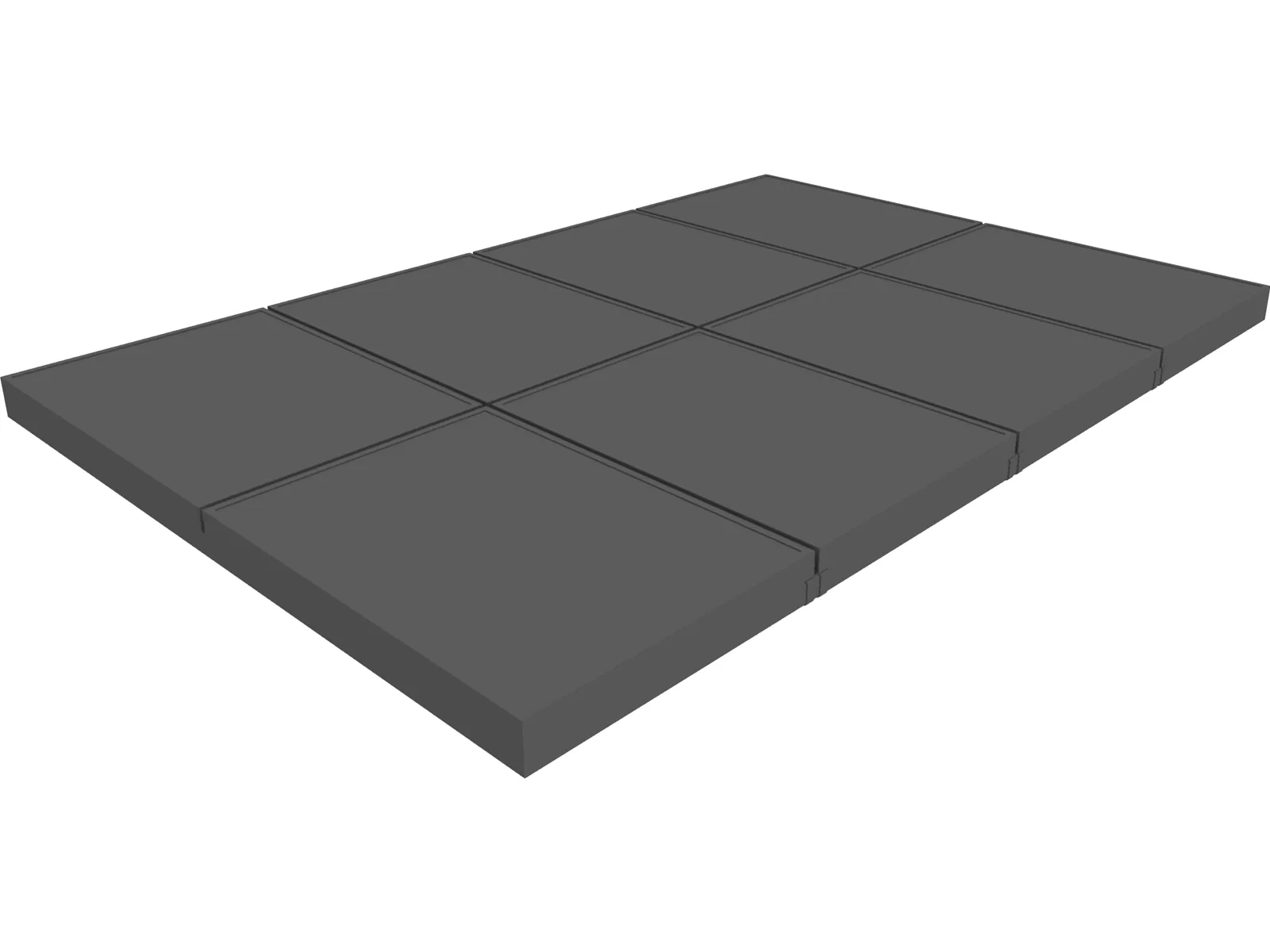 Solar Panels 3D Model main preview