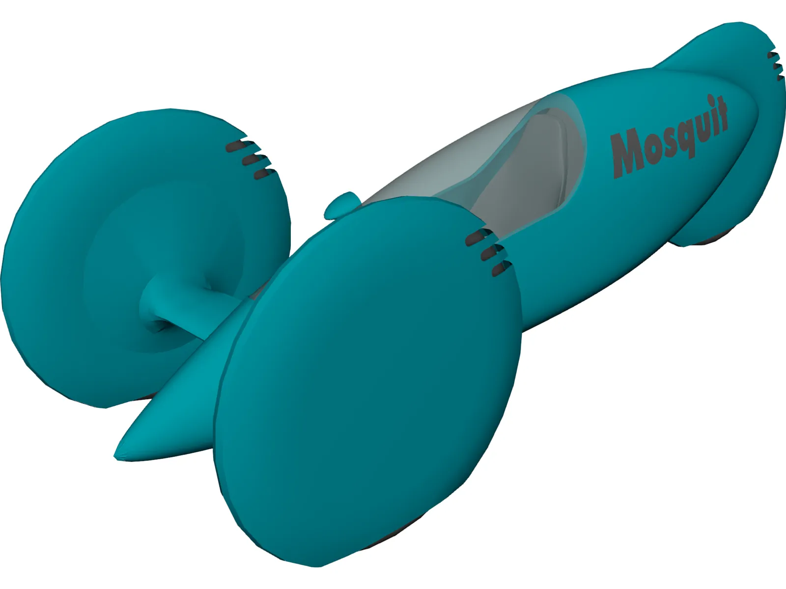 Mosquit Concept Car 3D Model main preview