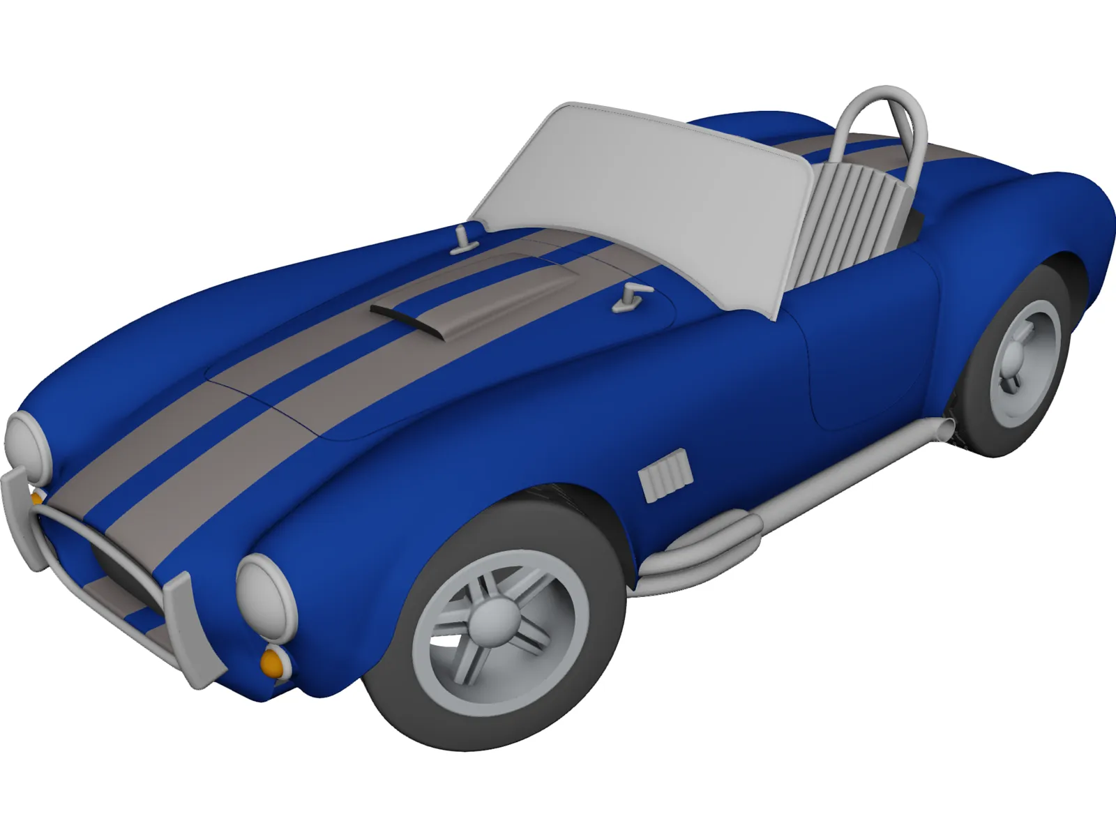 Shelby Cobra 3D Model main preview
