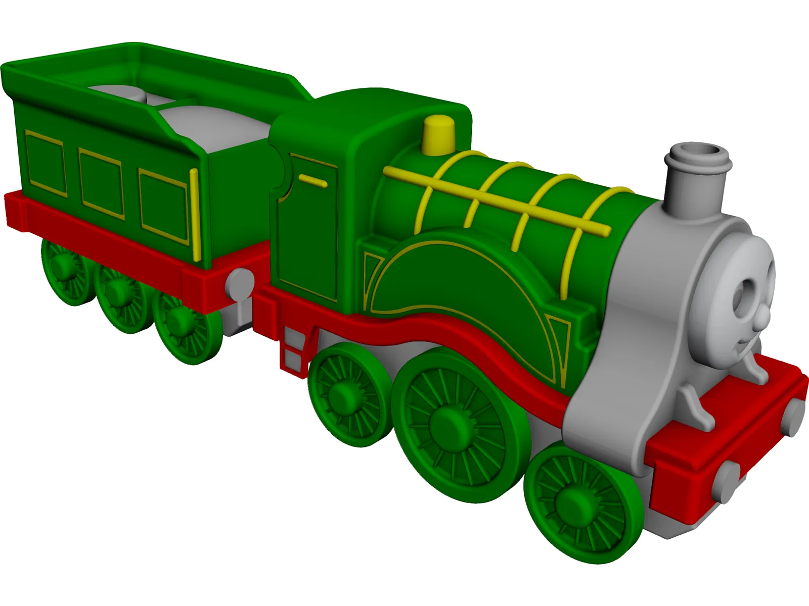 Thomas Locomotive 3D Model main preview