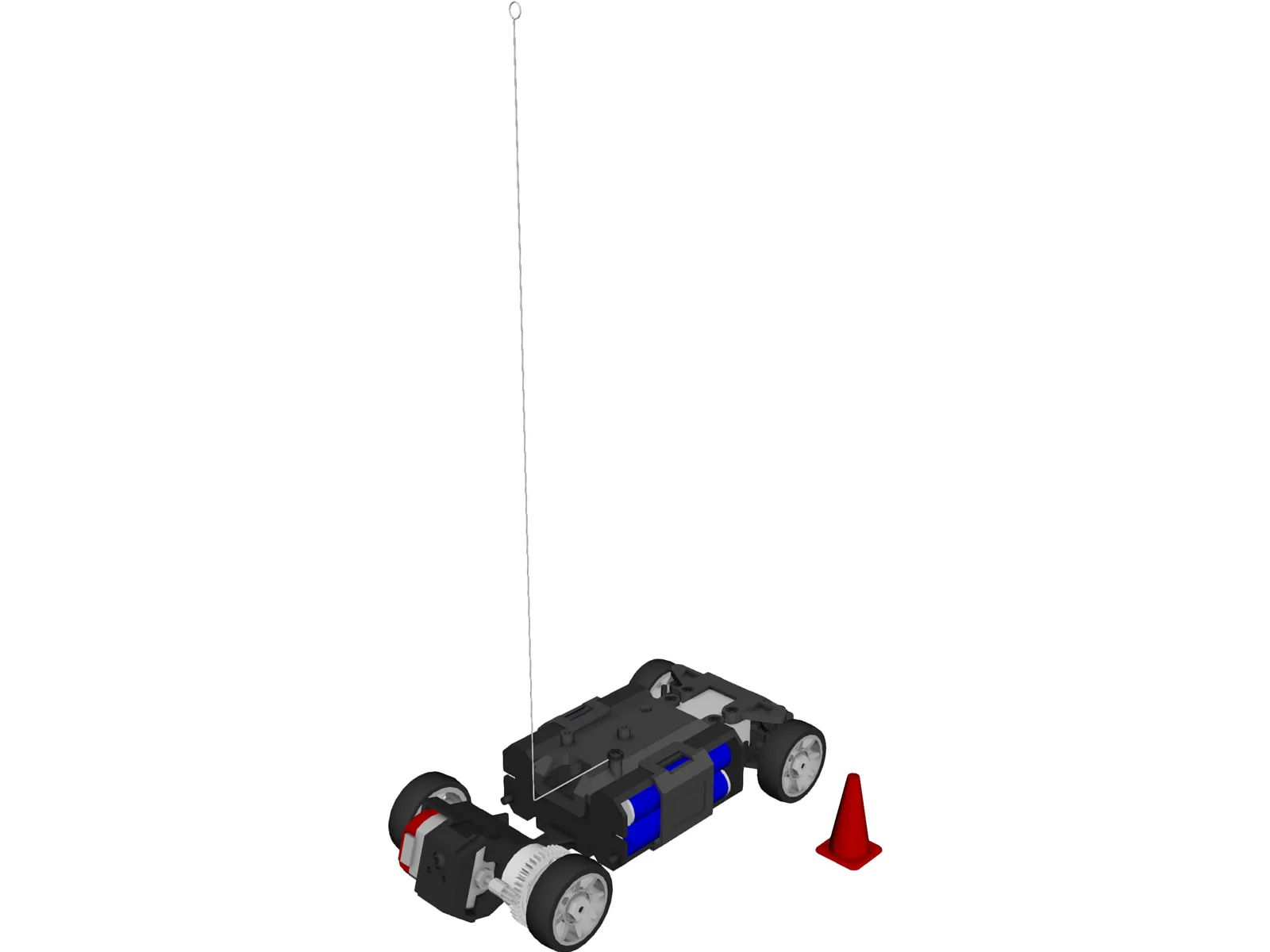 Kyosho Mini-Z MR01 (Micro RC Car) 3D Model main preview