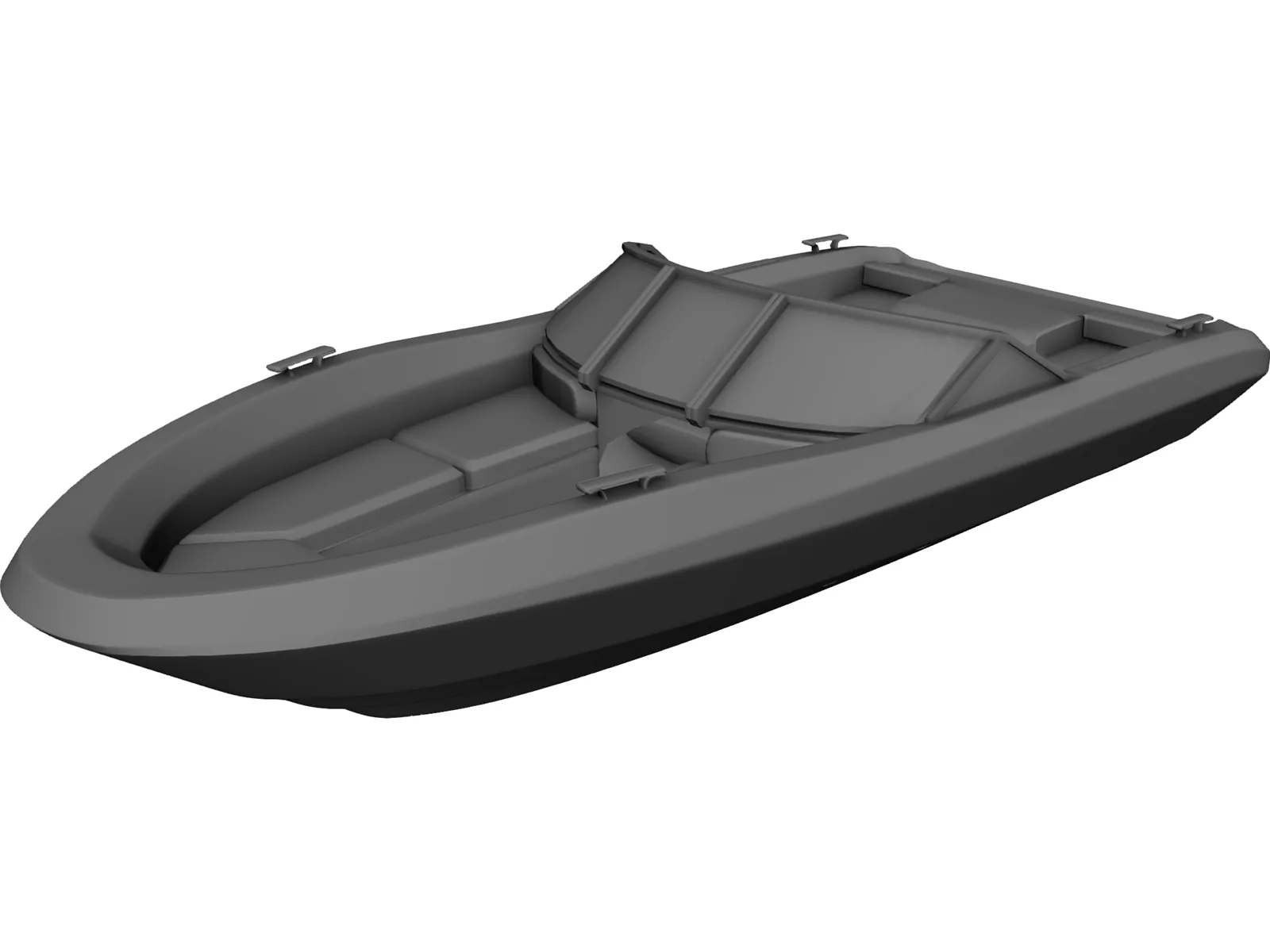 Lancha 3D Model main preview