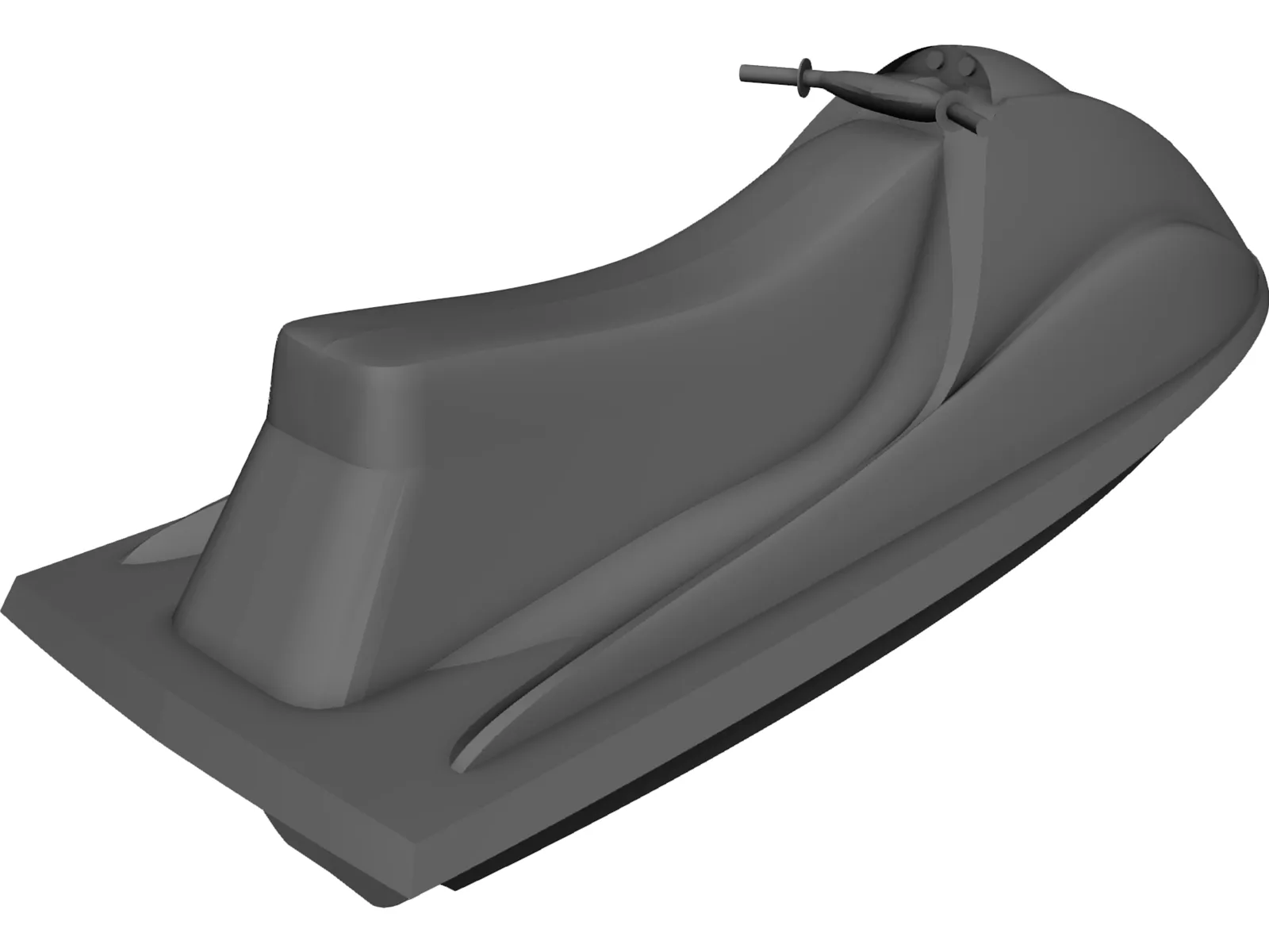 Jet Ski 3D Model main preview