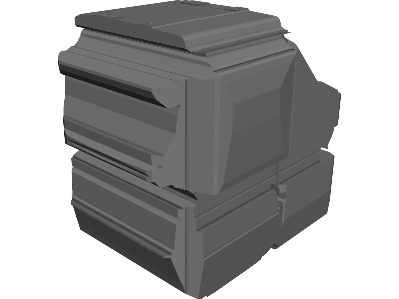 Honda GX-391 Engine 3D Model main preview