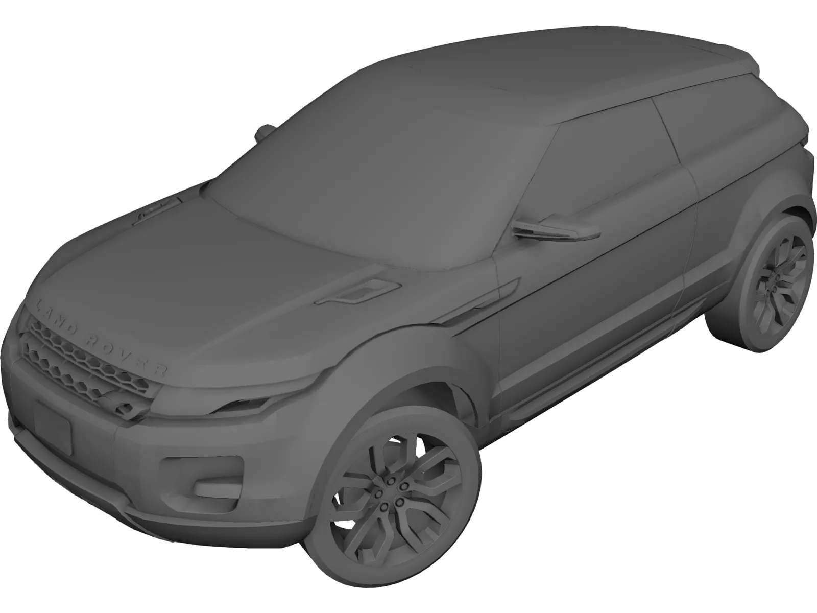 Land Rover LRX Concept 3D Model main preview