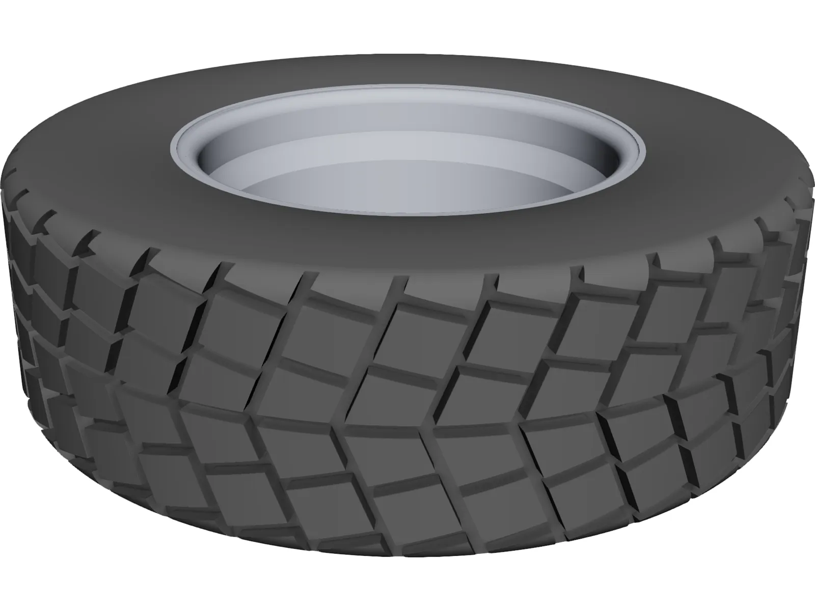 Wheel 225/75 R16 3D Model main preview