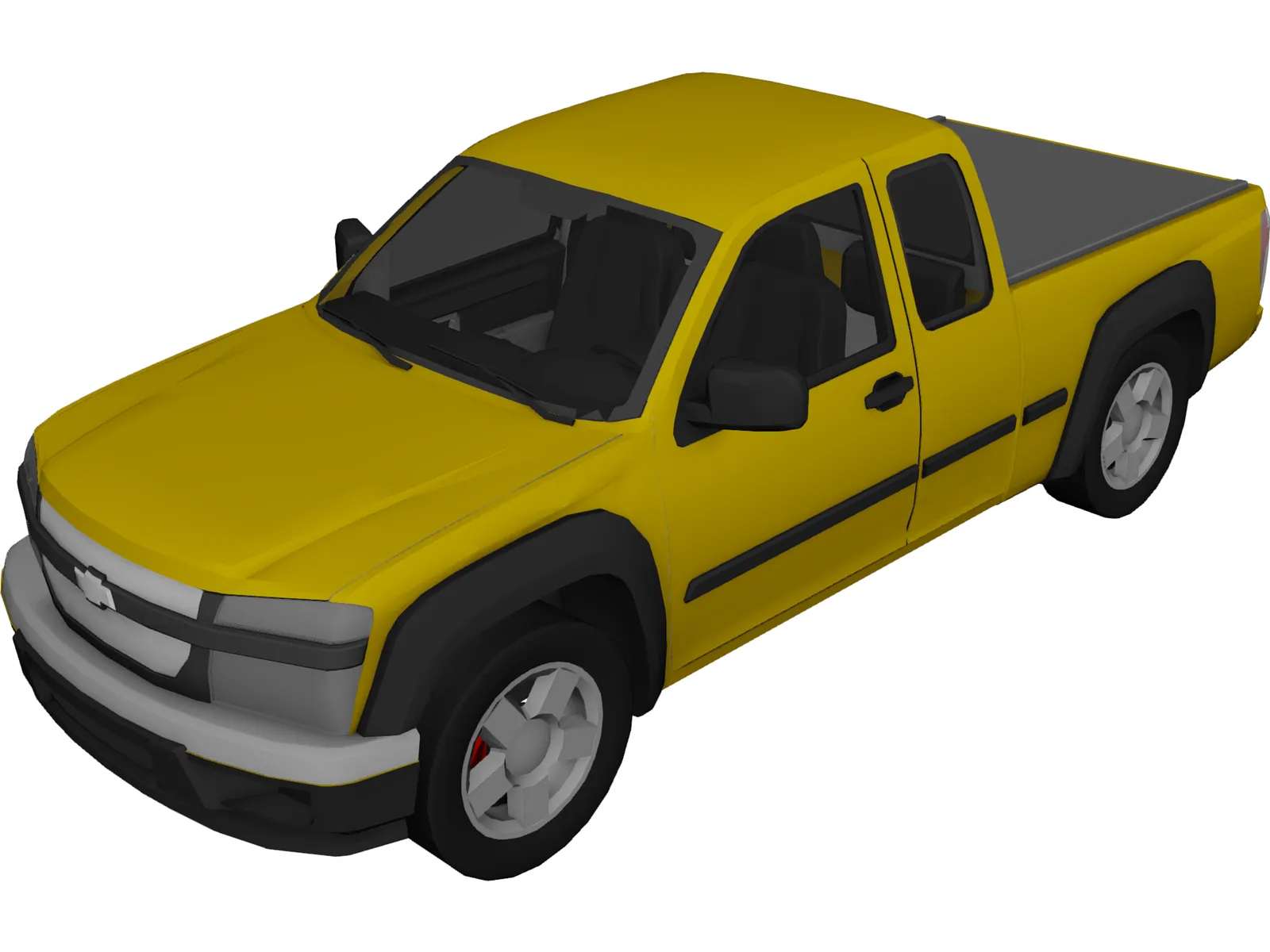 Chevrolet Colorado Pickup 3D Model main preview