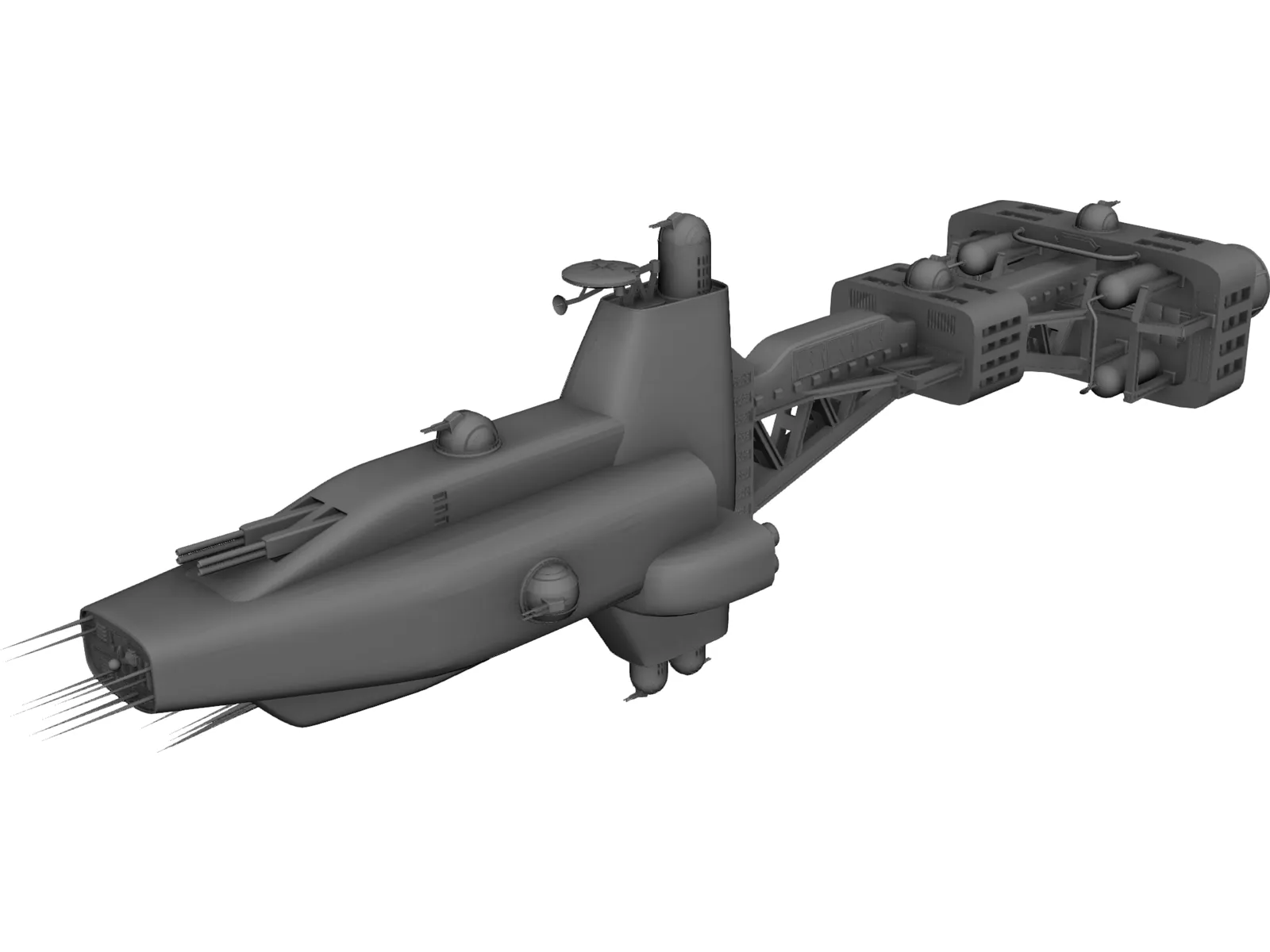 Babylon 5 Hyperion 3D Model main preview