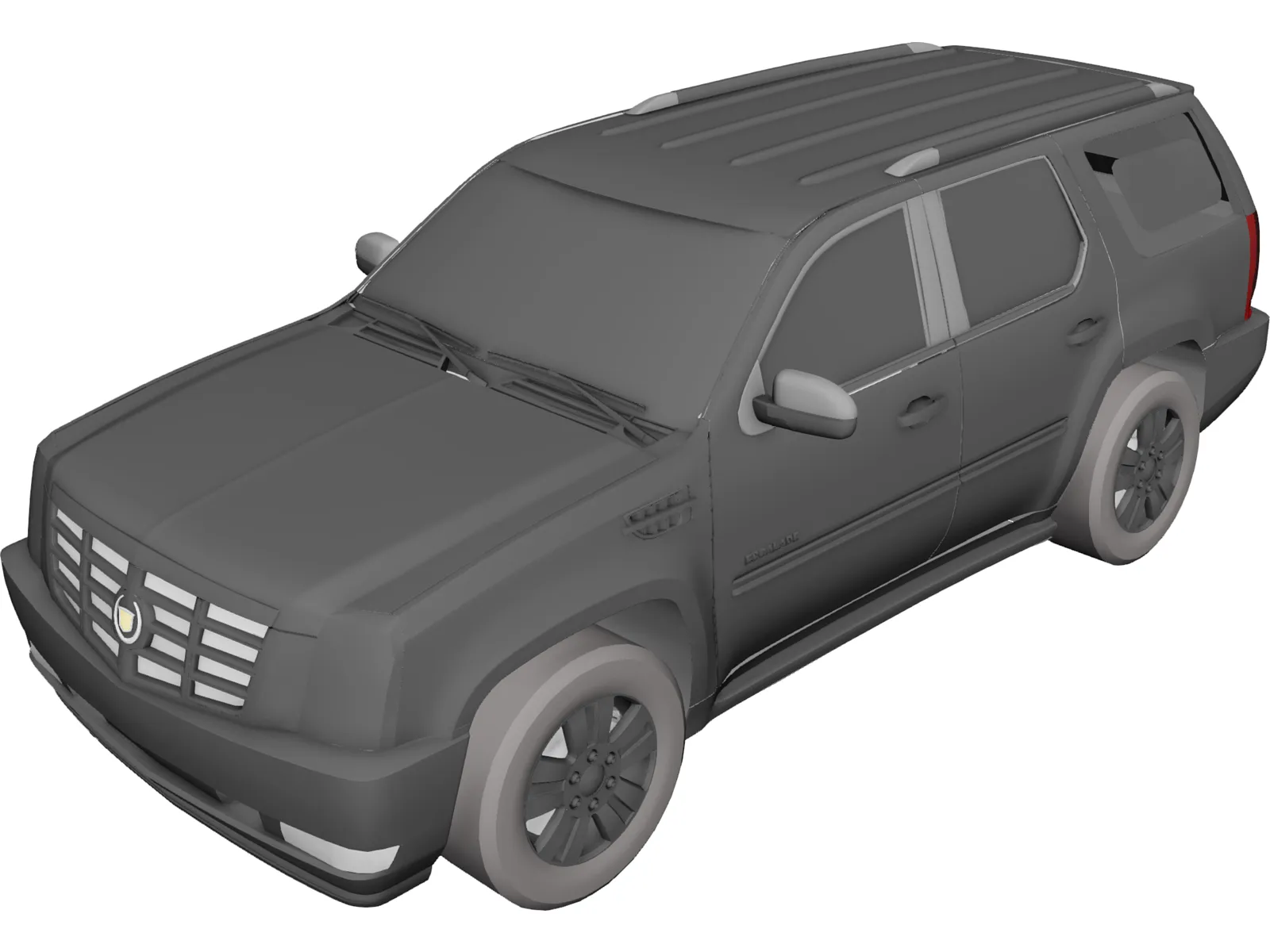Cadillac Escalade 3D Model main preview