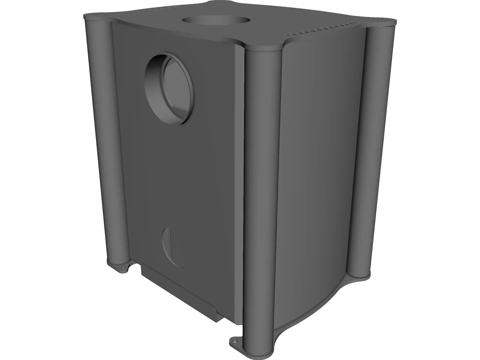 Firebelly FB1 Wood Burning Stove 3D Model main preview