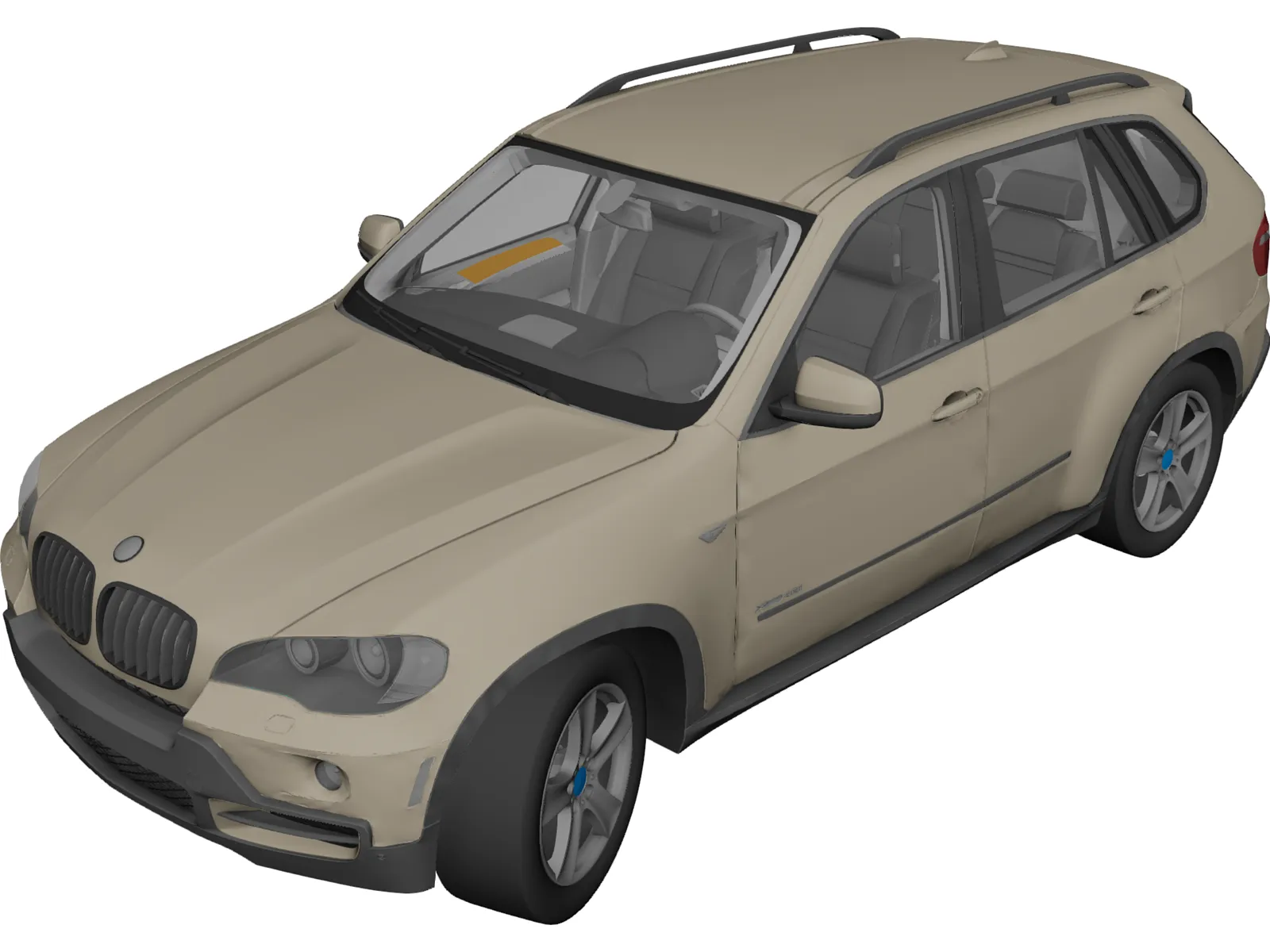 BMW X5 E70 (2006) 3D Model main preview