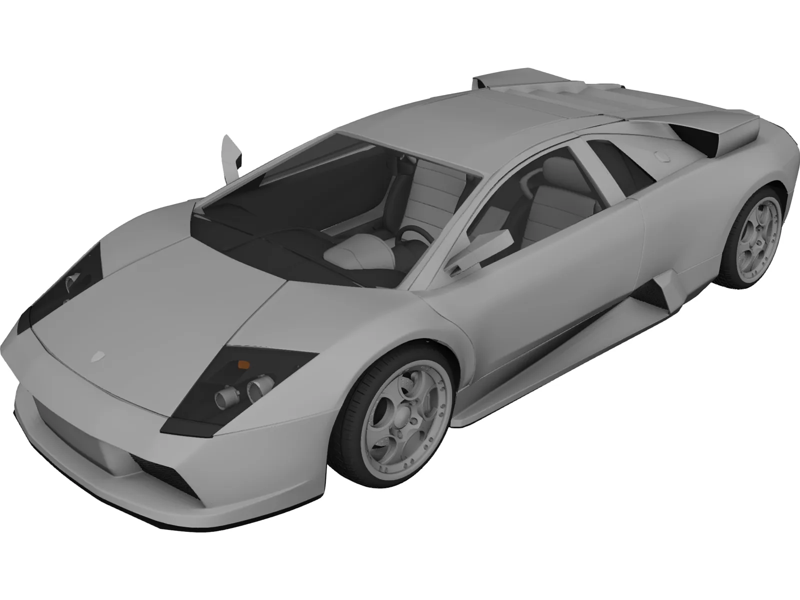 Lamborghini Murcielago 3D Model main preview