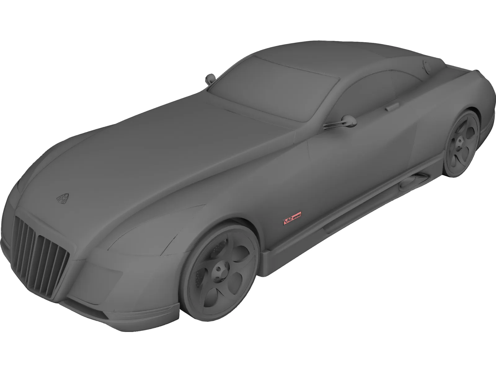 Maybach Exelero 3D Model main preview