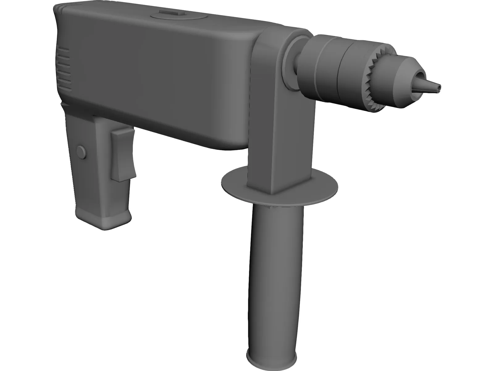 Drill 3D Model main preview