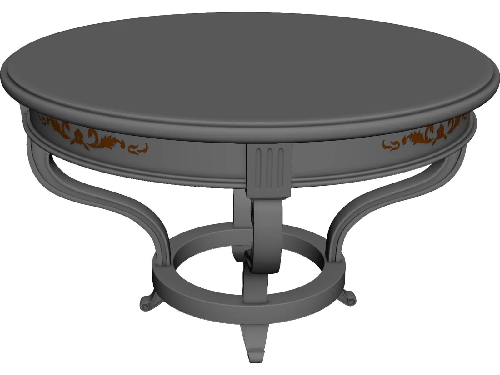 Coffee Table Arredamenti 3D Model main preview
