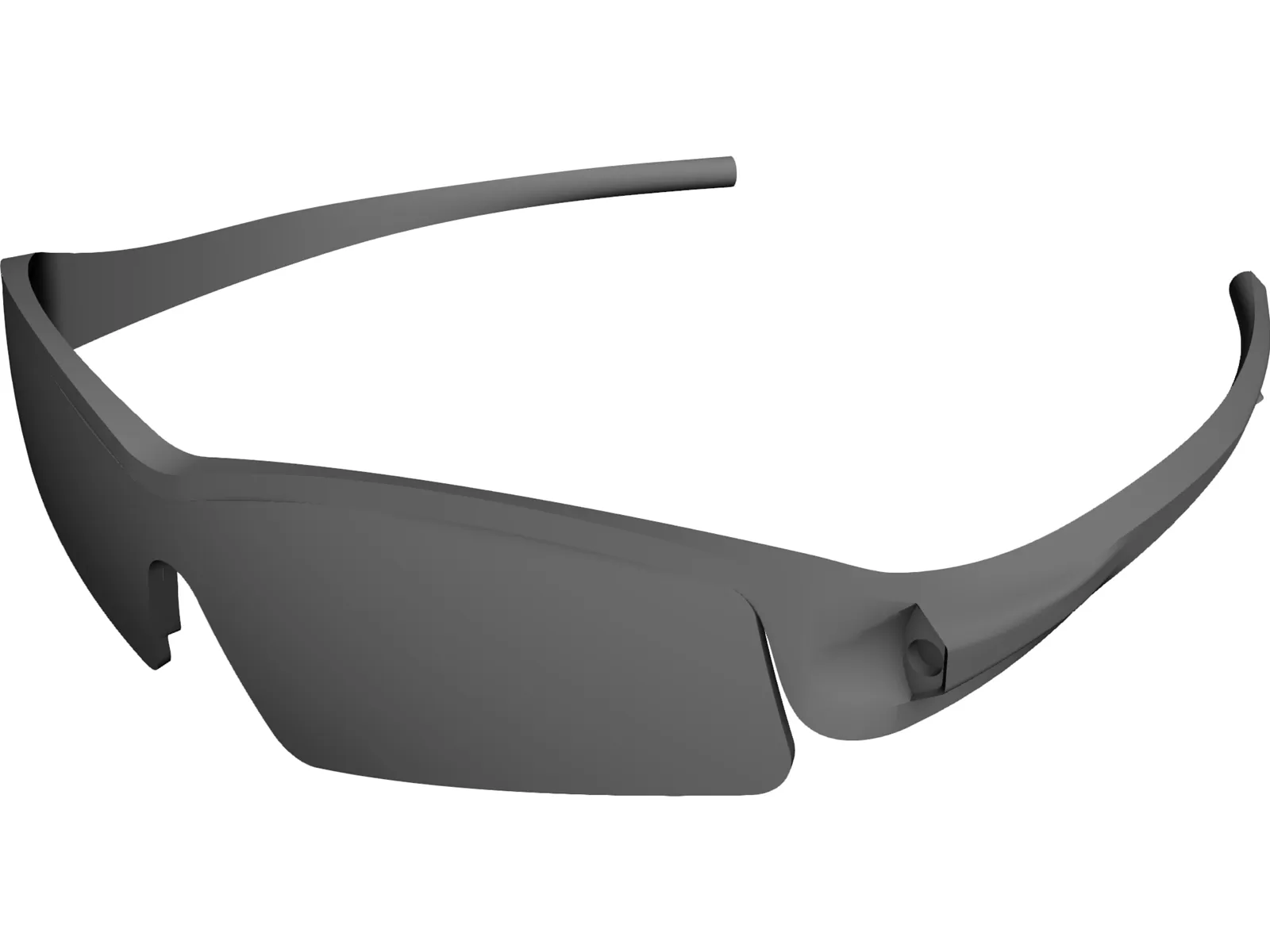 Glasses 3D Model main preview