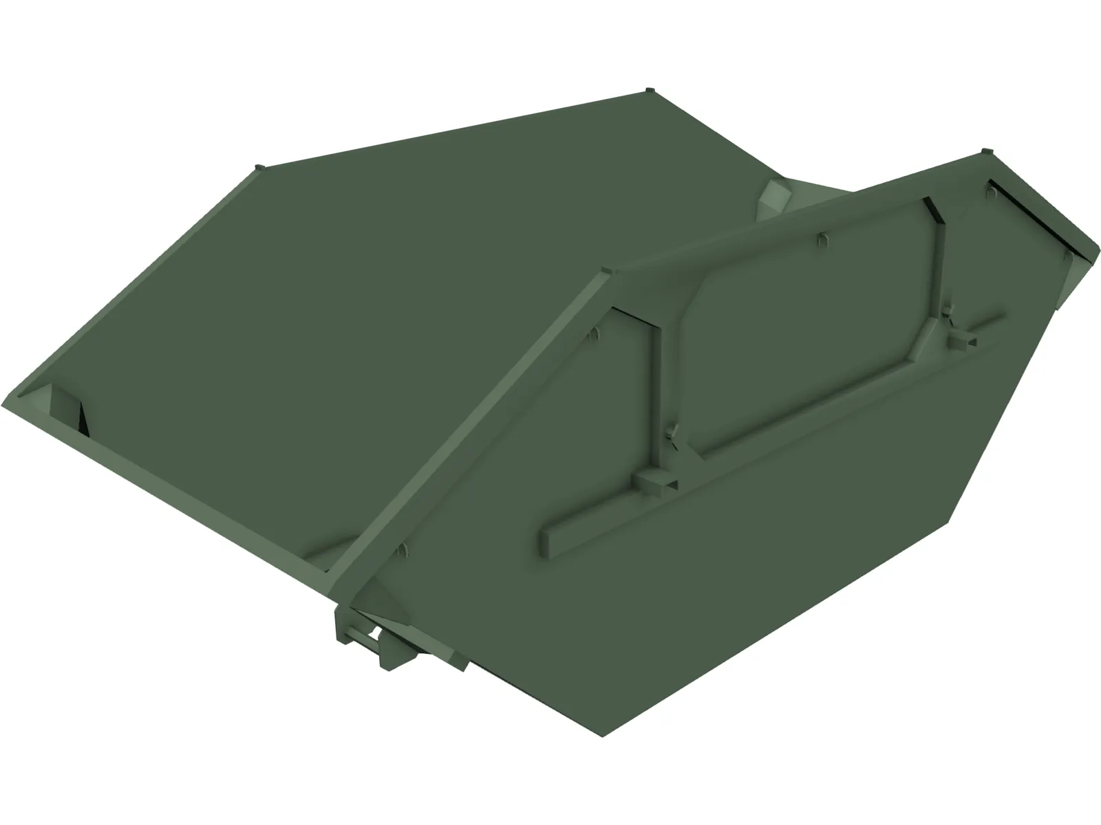 Debris Container 4500 lt 3D Model main preview