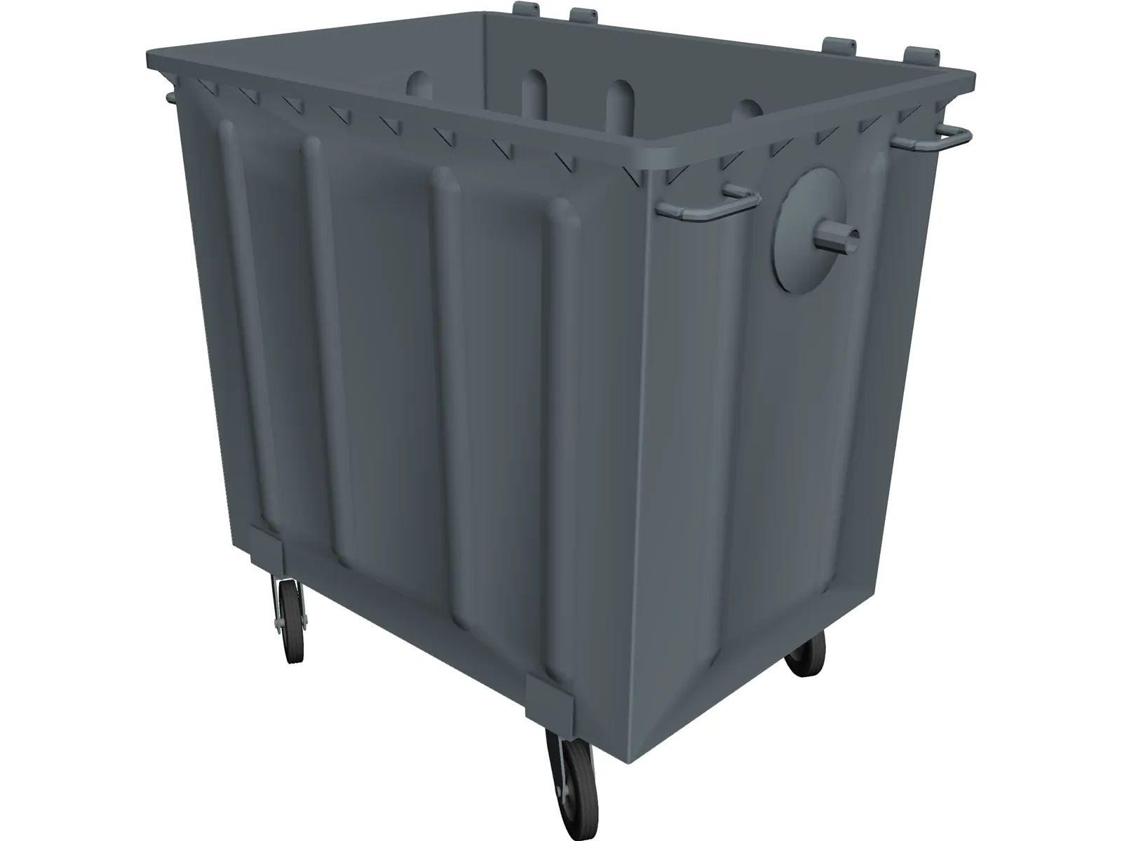 Trash Bins 1000 lt 3D Model main preview