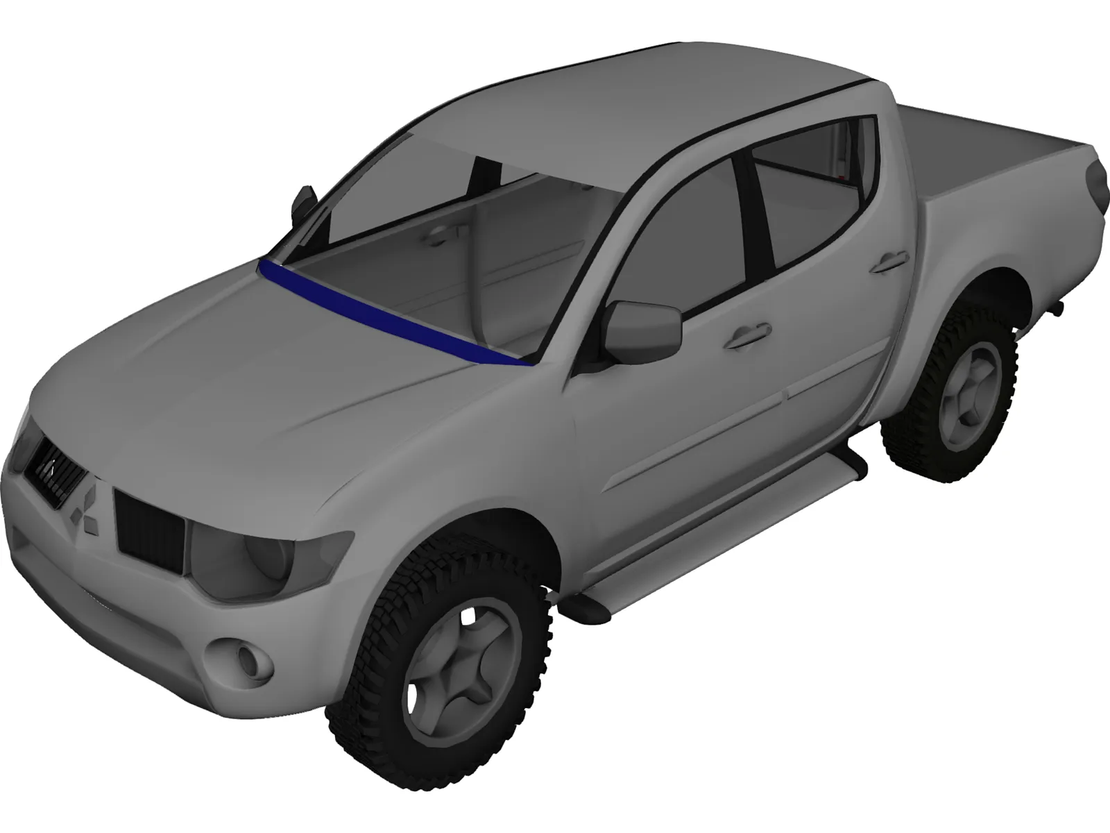 Mitsubishi Triton 3D Model main preview