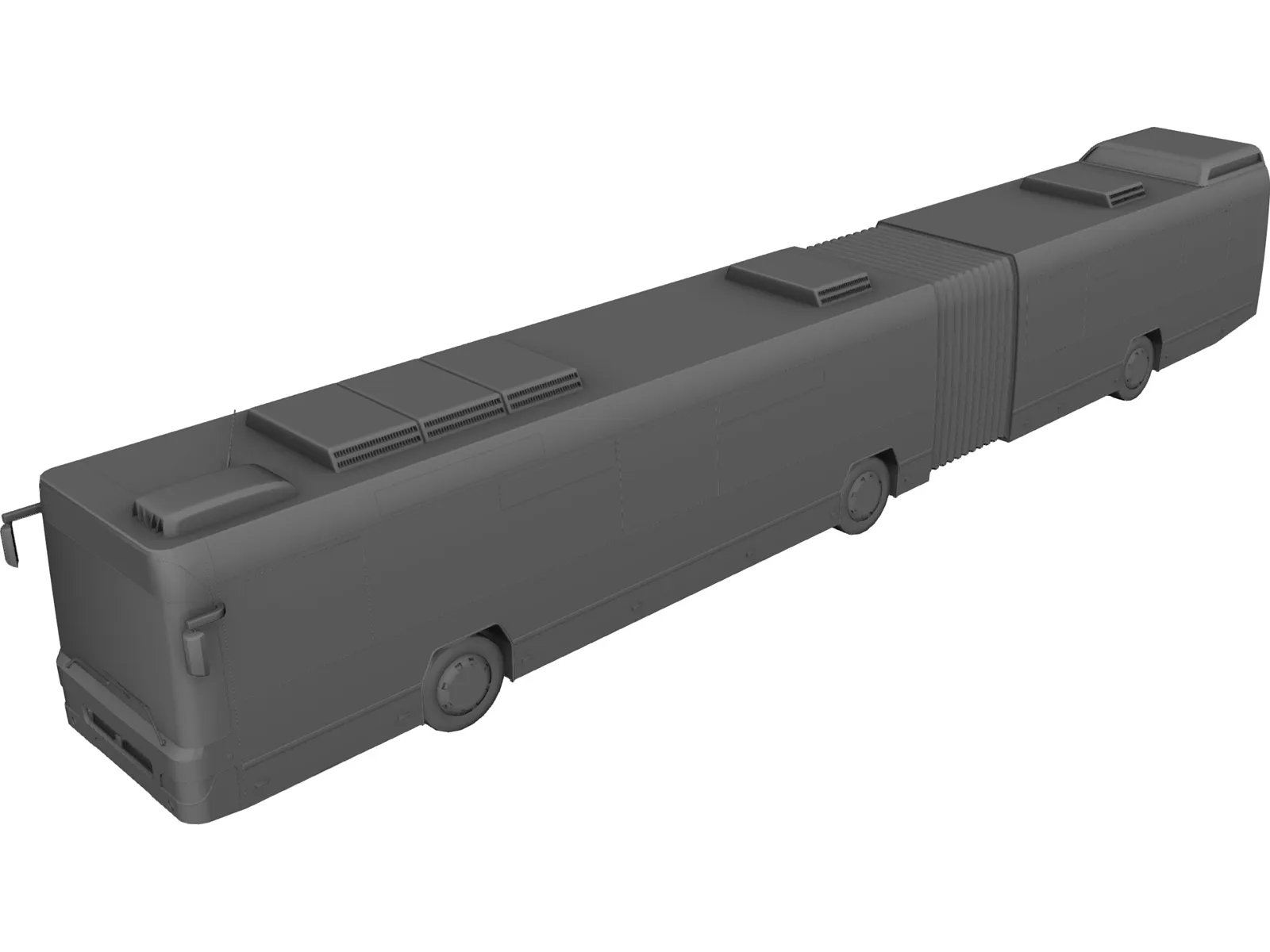 Volvo Bus 3D Model main preview