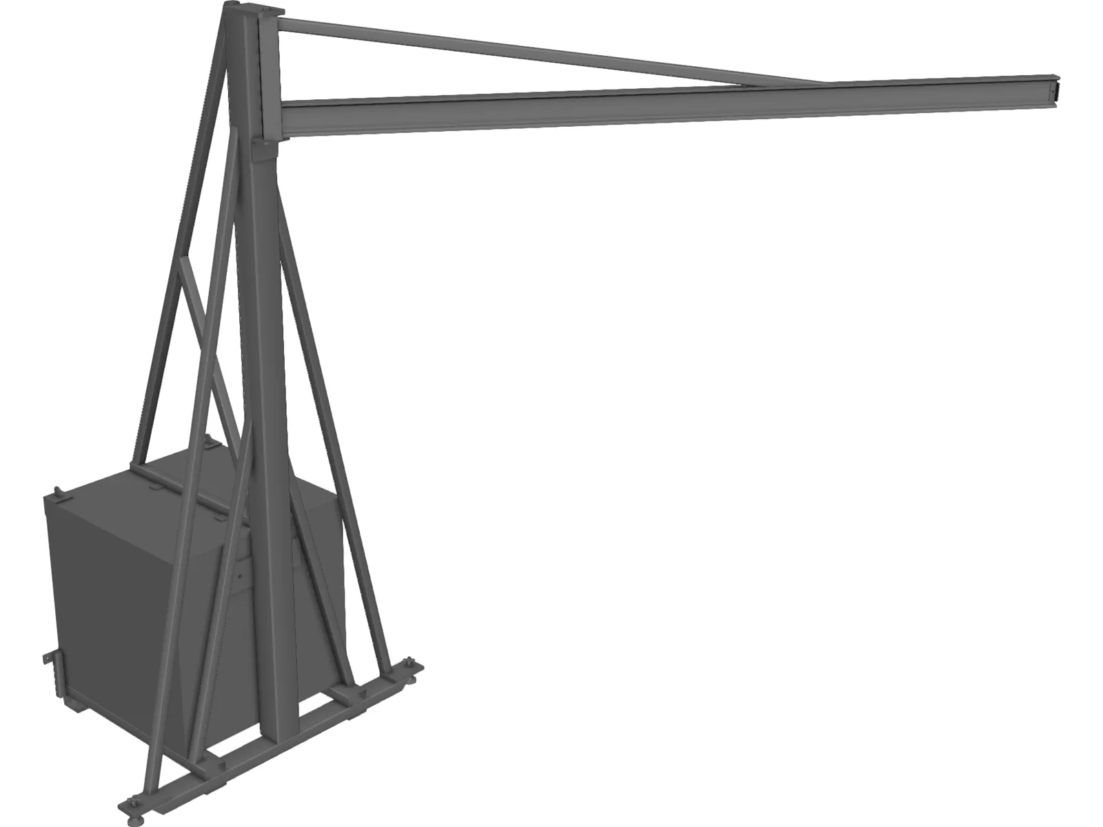 Rotating Beam for Hoist 3D Model main preview
