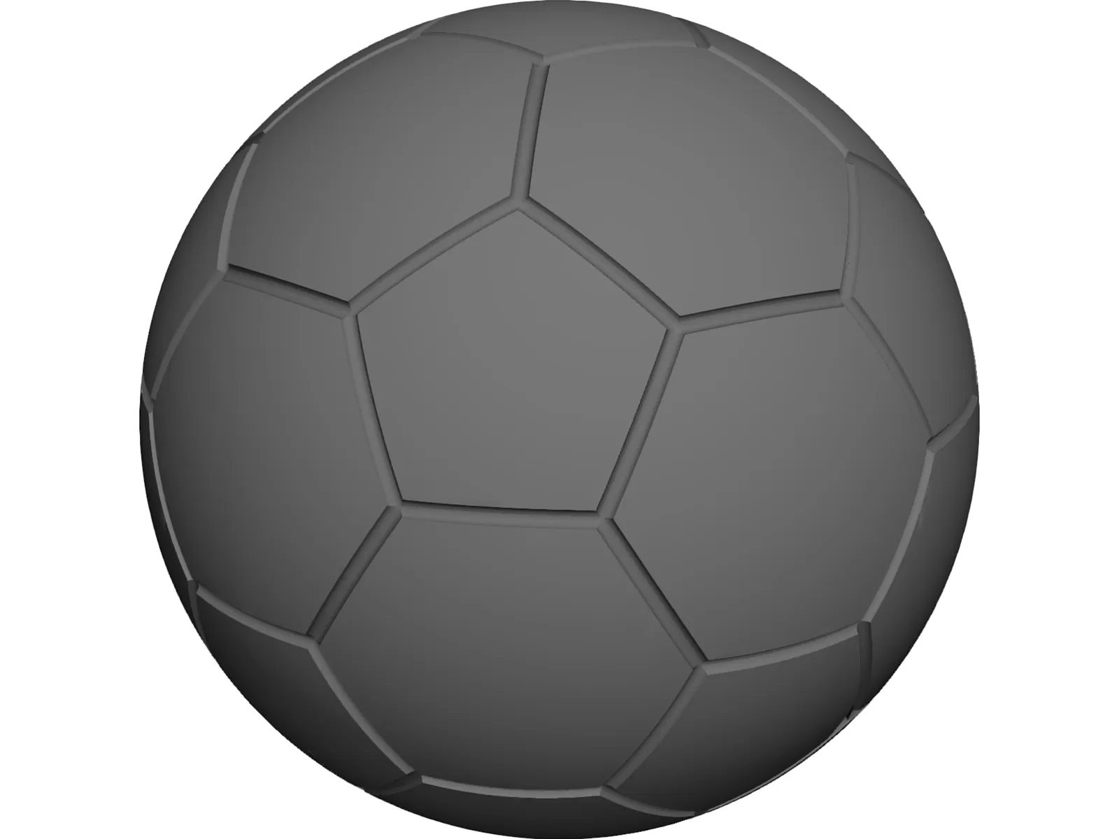 Soccer Ball 3D Model main preview