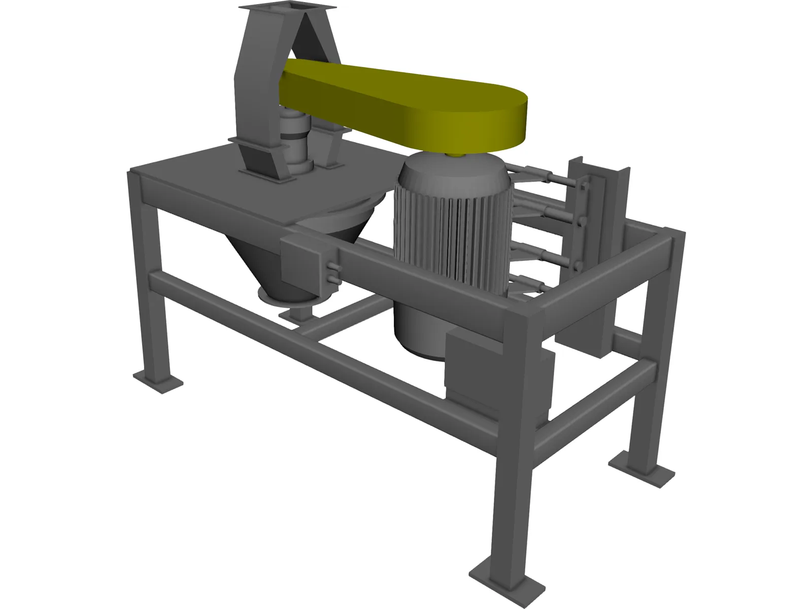 Sturtevant Mill 3D Model main preview